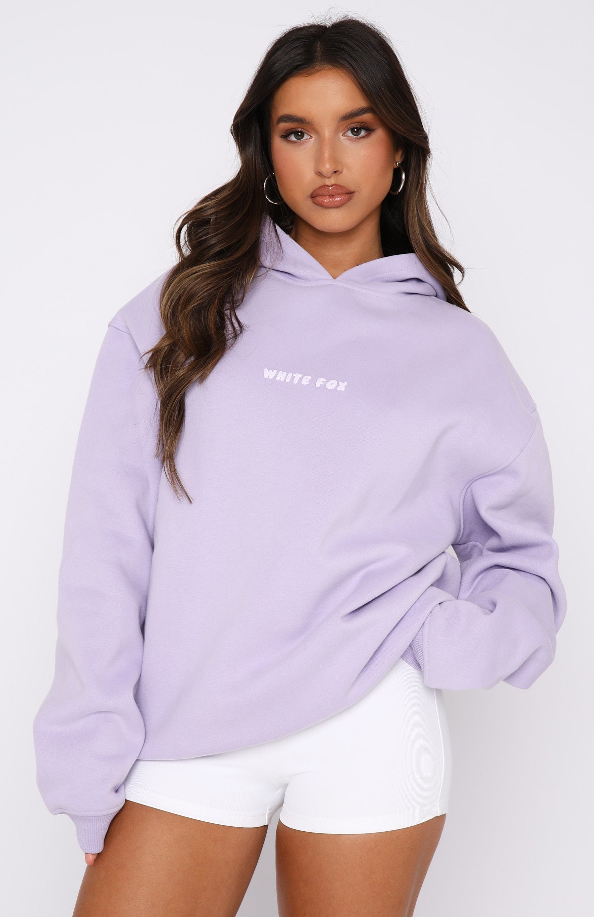 Trending Leisure Series Oversized Hoodie Lavender