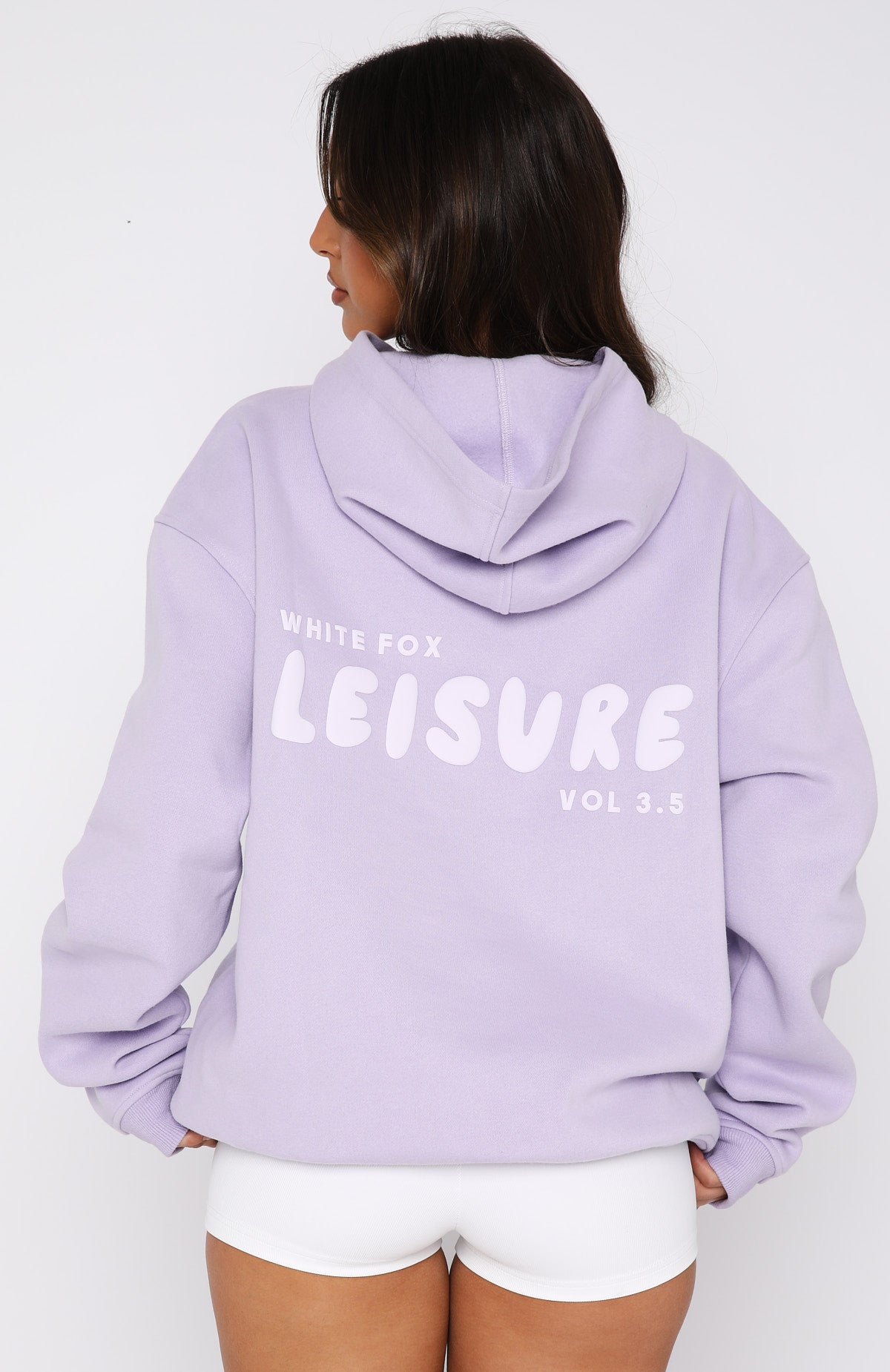 Trending Leisure Series Oversized Hoodie Lavender