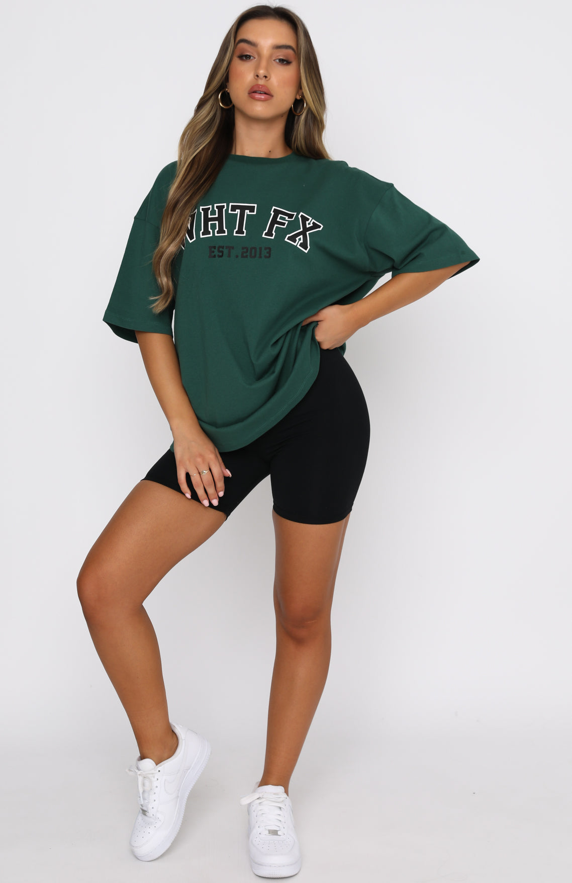 Trending Varsity Tee Green