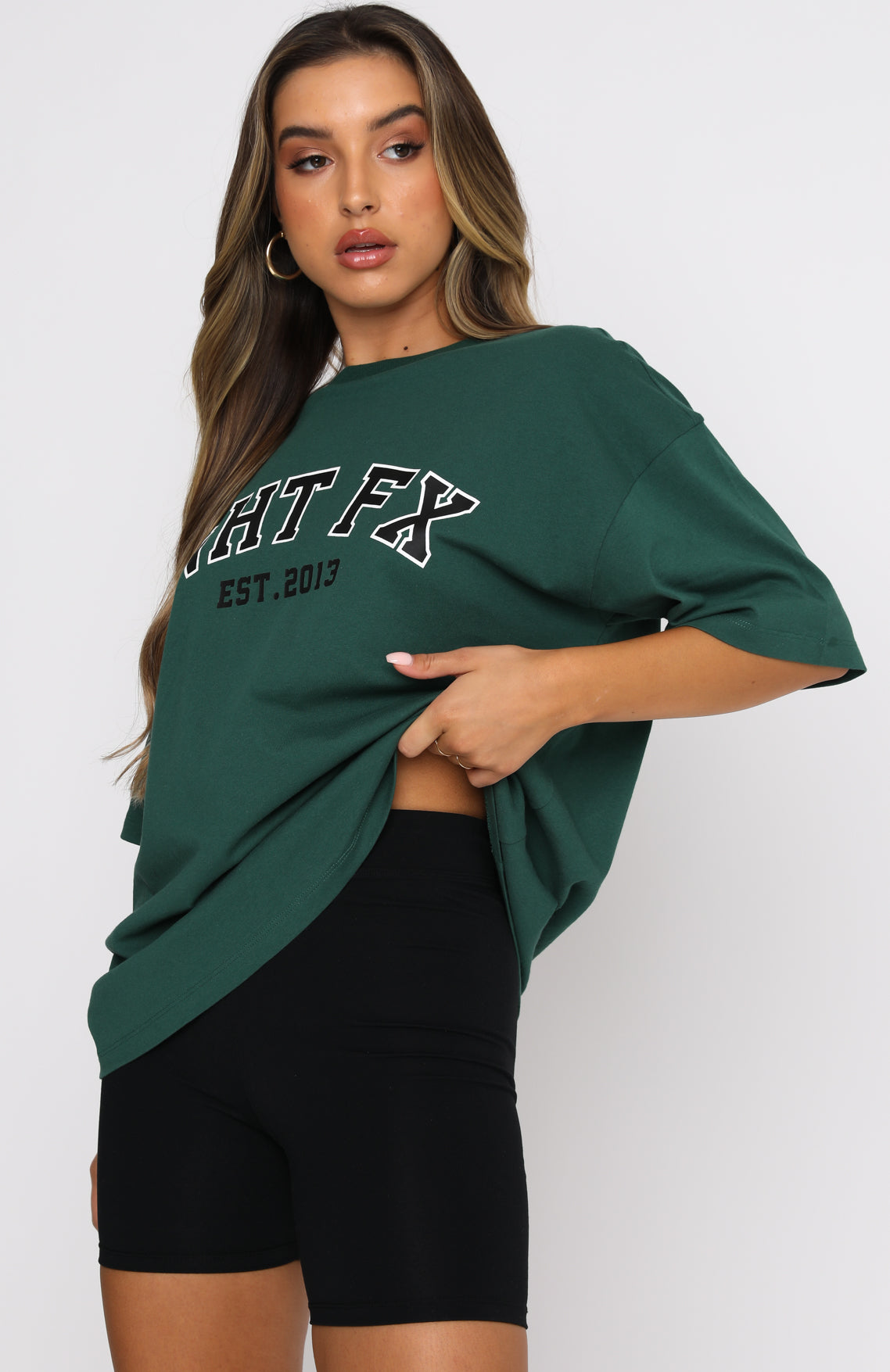 Trending Varsity Tee Green