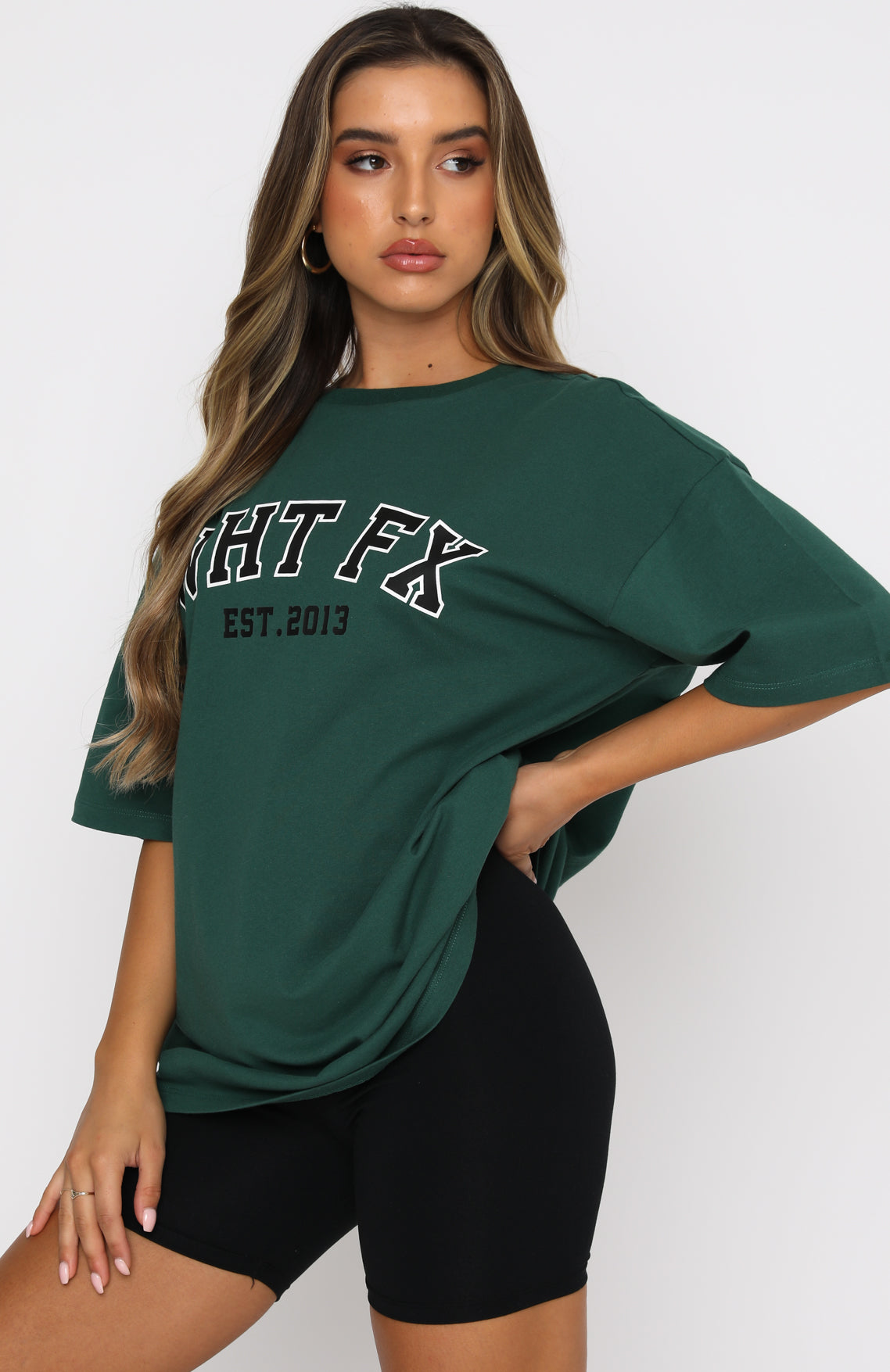 Trending Varsity Tee Green
