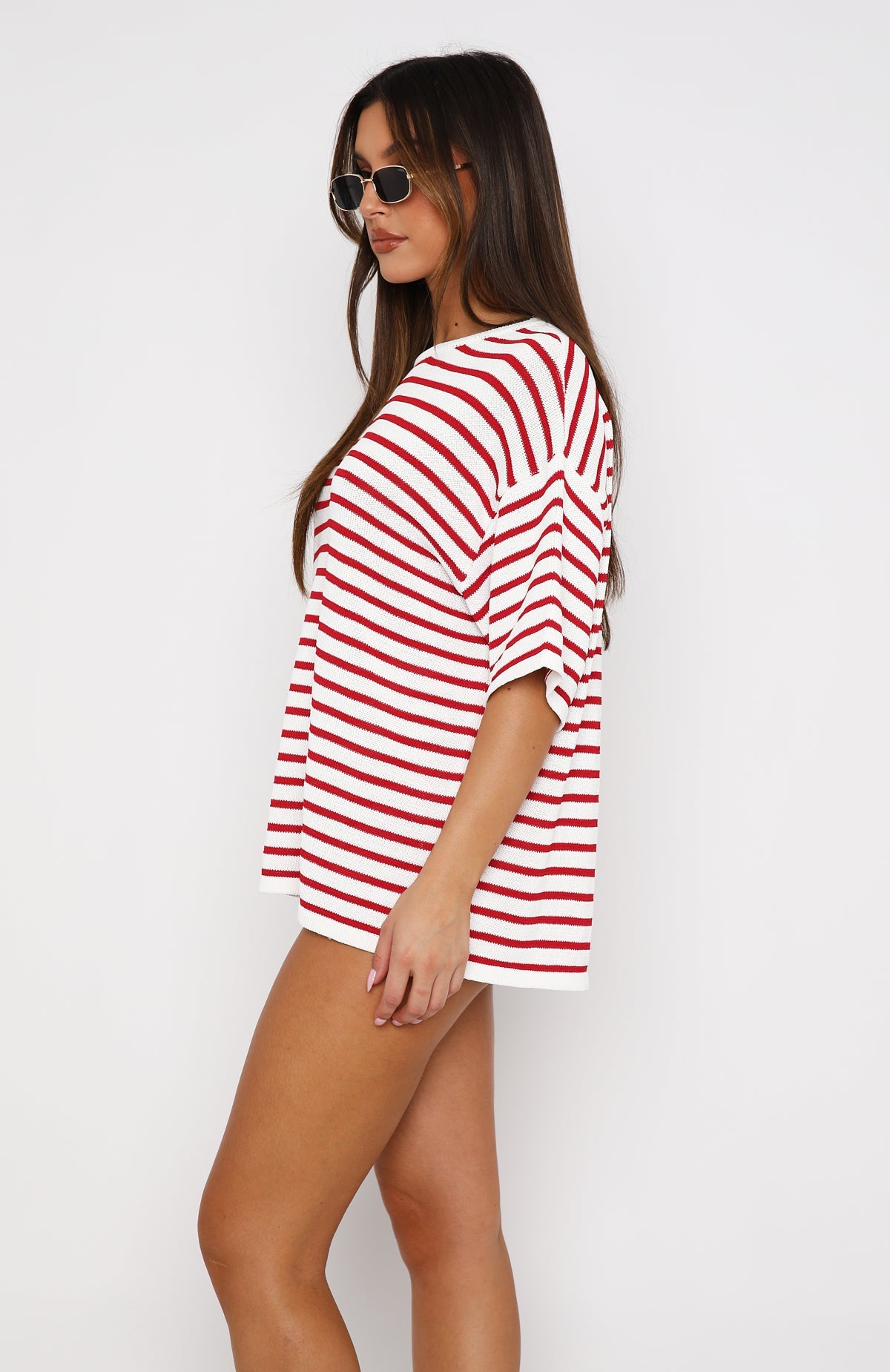 Trending All The Little Things Top Red Stripe
