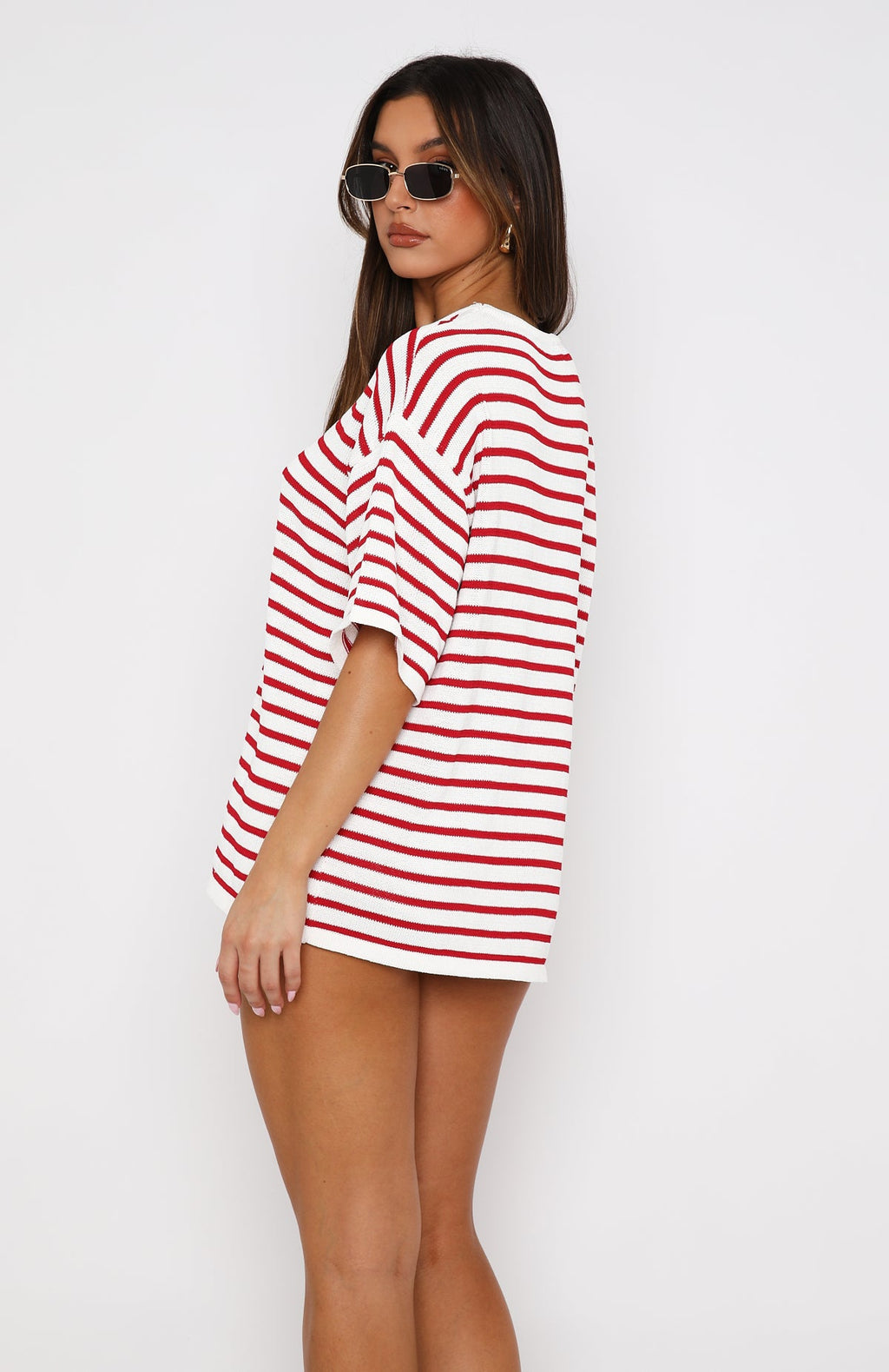 Trending All The Little Things Top Red Stripe