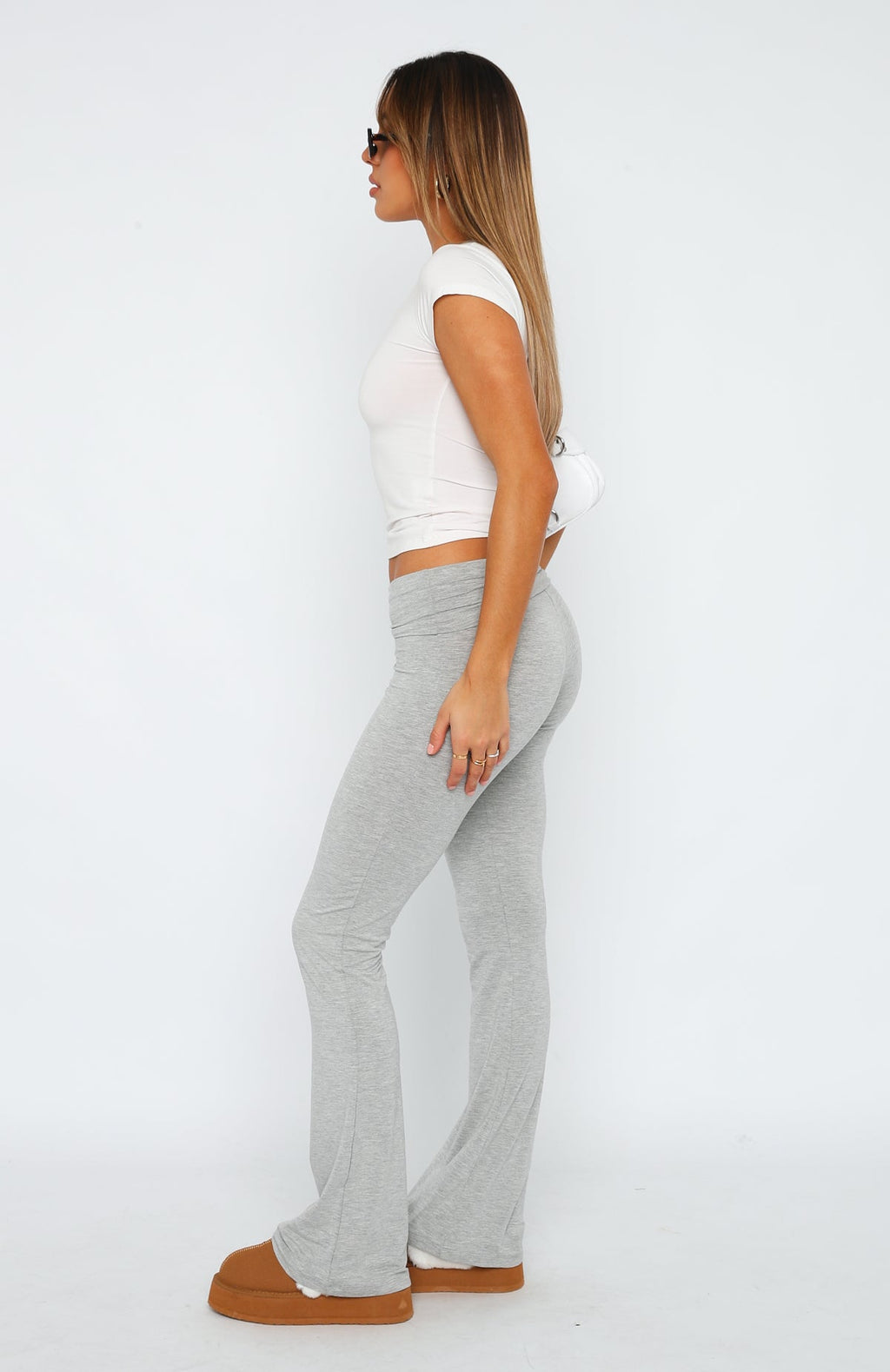 Trending Dont You Worry Pants Grey Marle