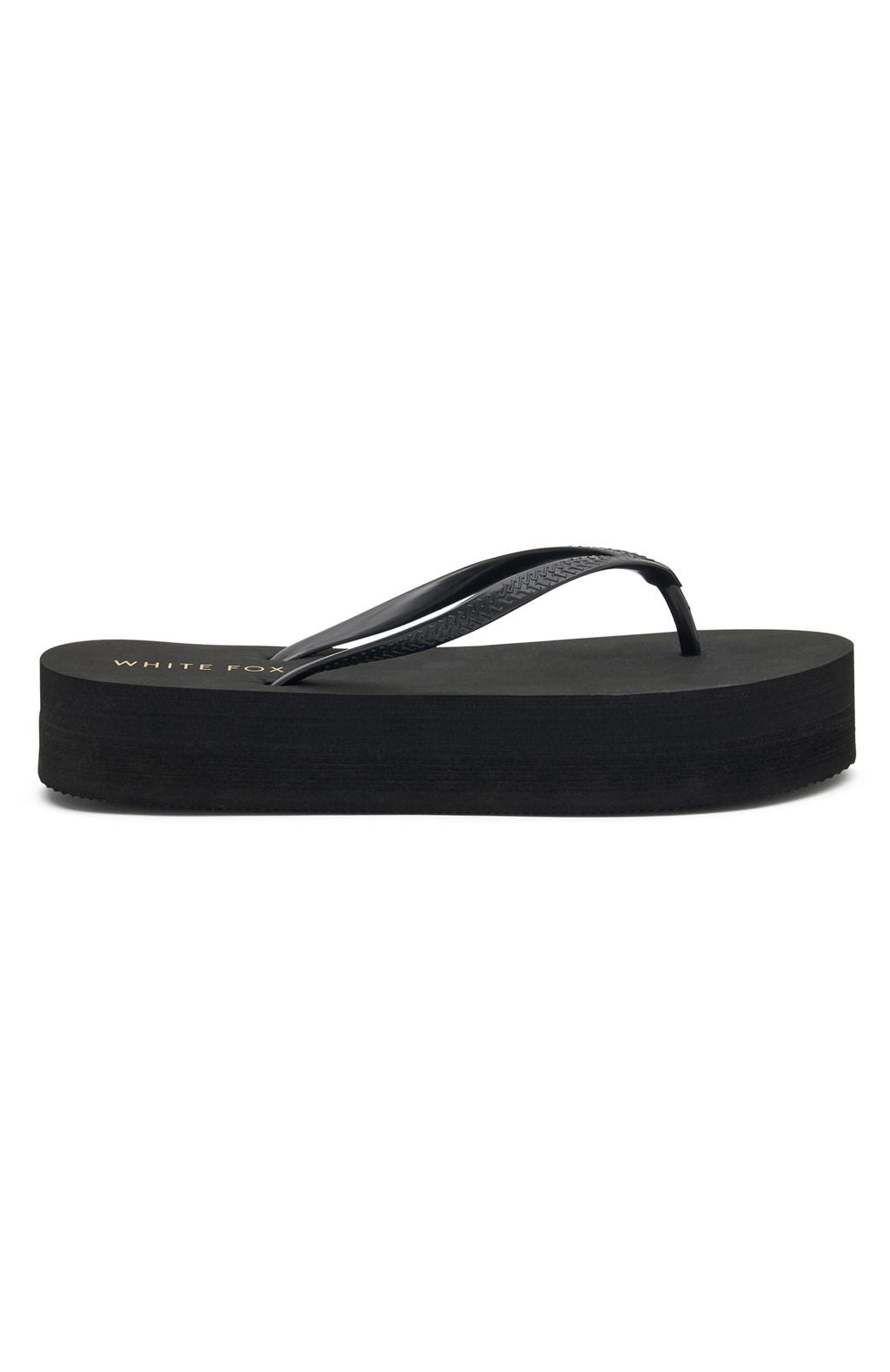 Trending Melody Platform Thong Sandals Black