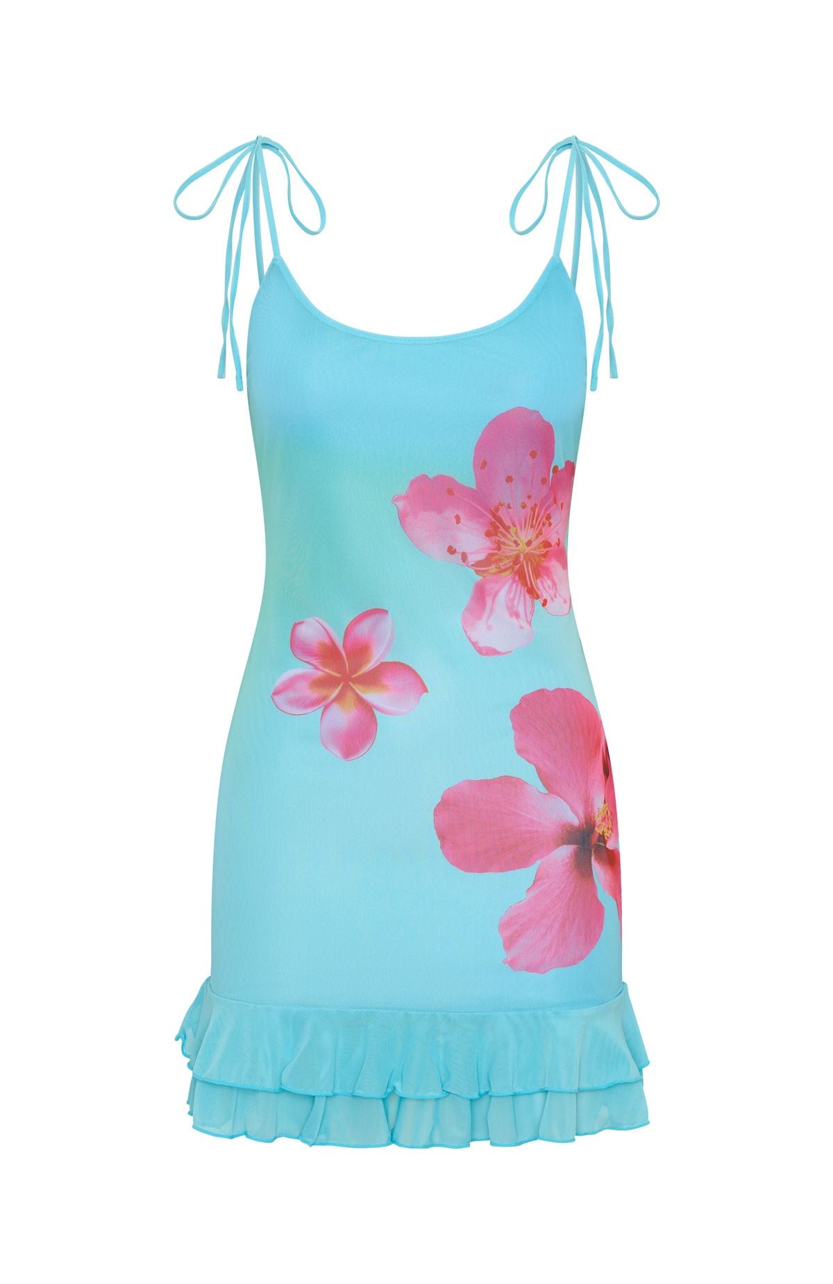 Trending Hot Mess Mini Dress Hibiscus Splash