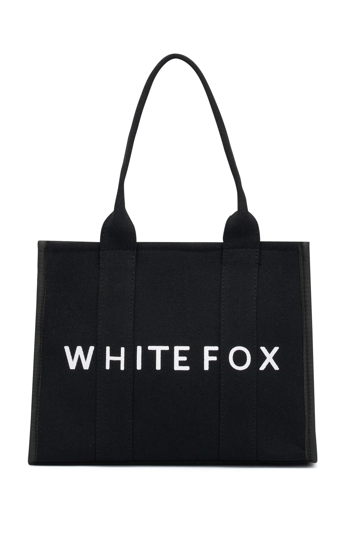 Trending White Fox Mini Tote Bag Black