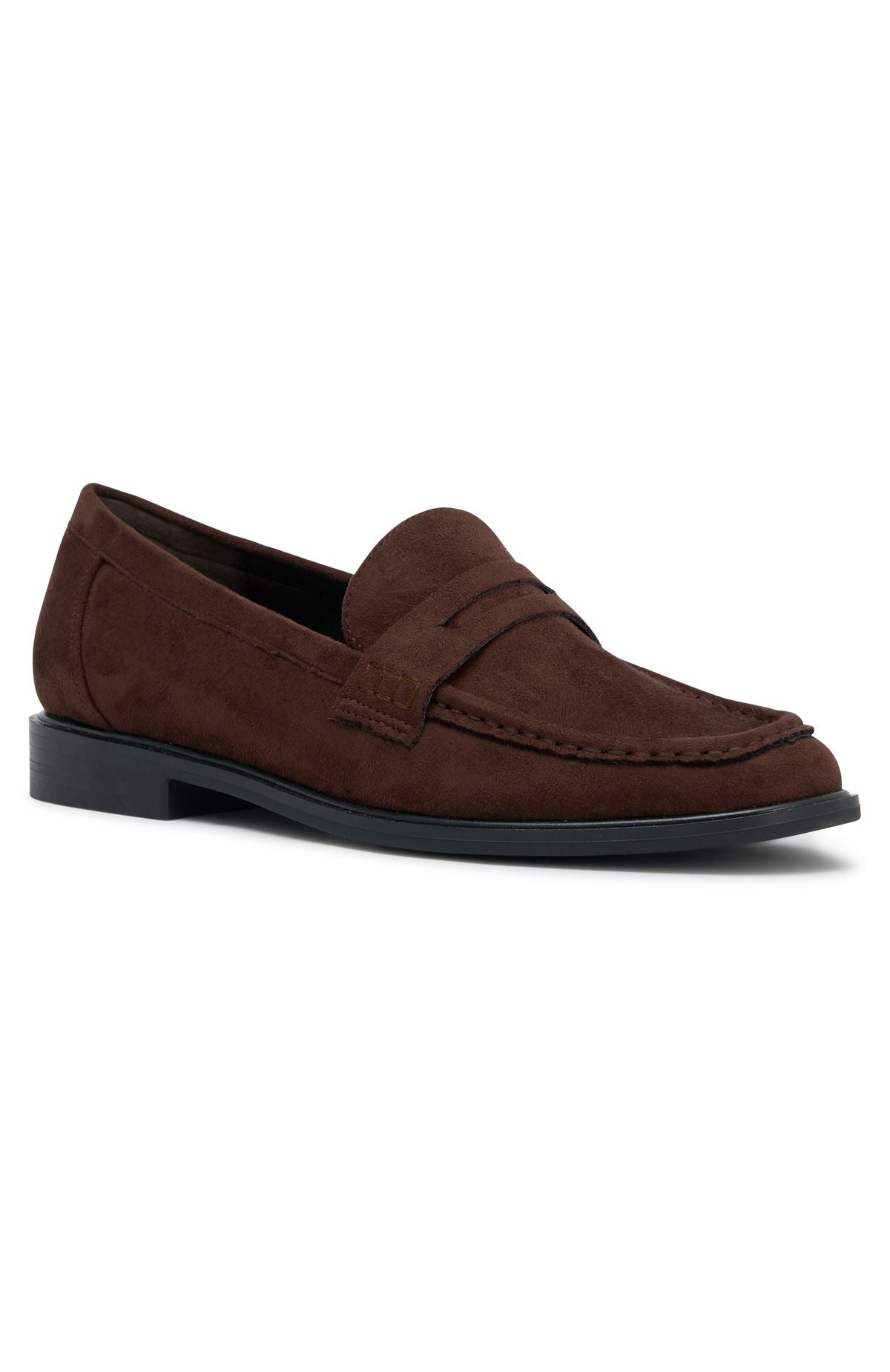 Trending Judson Loafers Chocolate Faux Suede