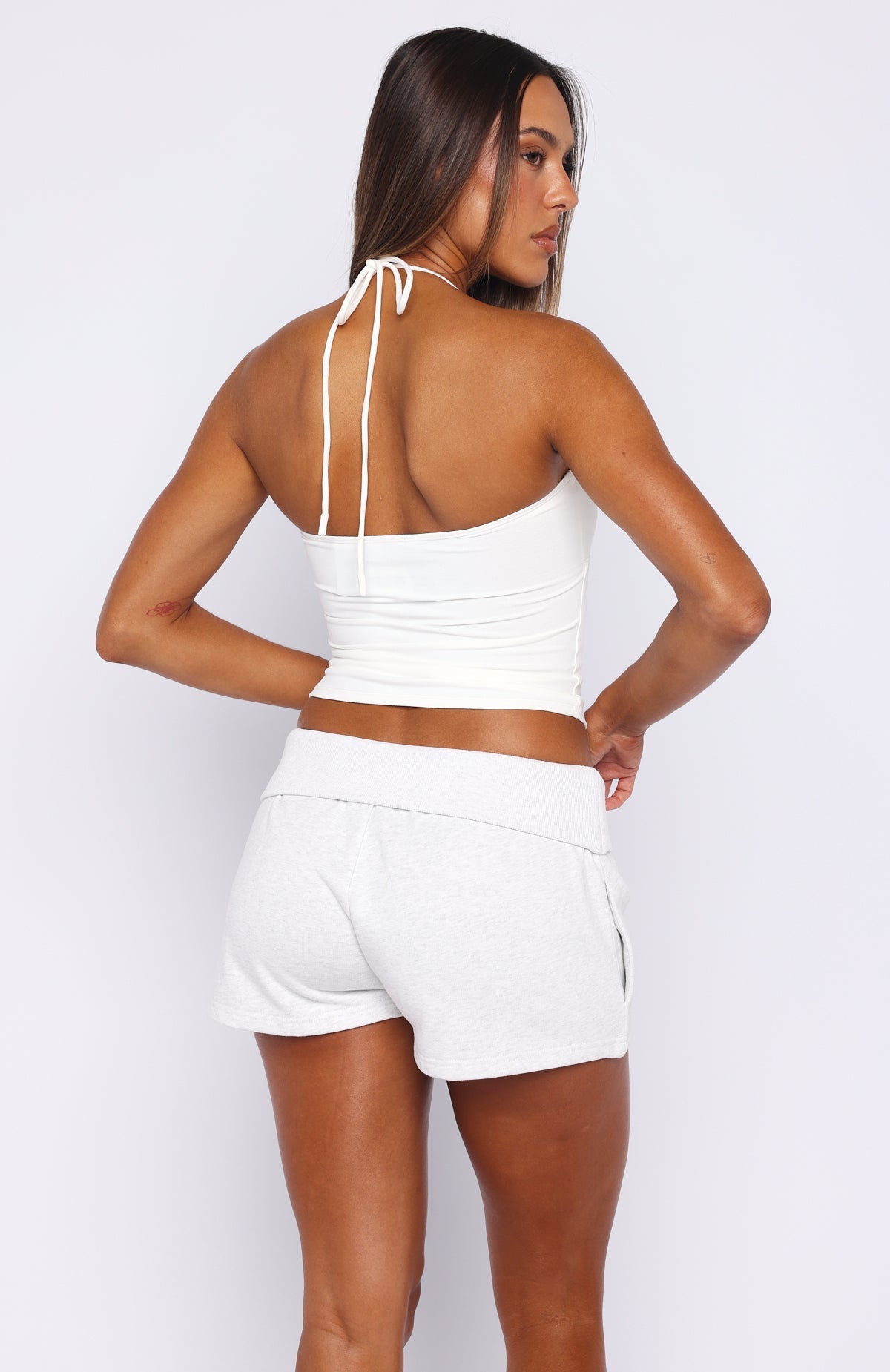 Trending Timing Is Right Halter Top White