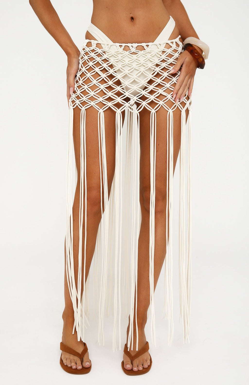 Trending Tease And Tangle Mini Skirt Coconut