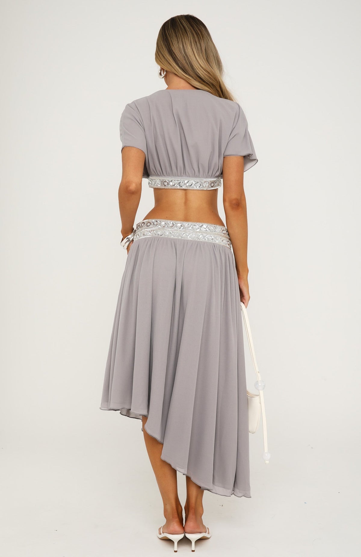Trending Alegria Midi Skirt Dove