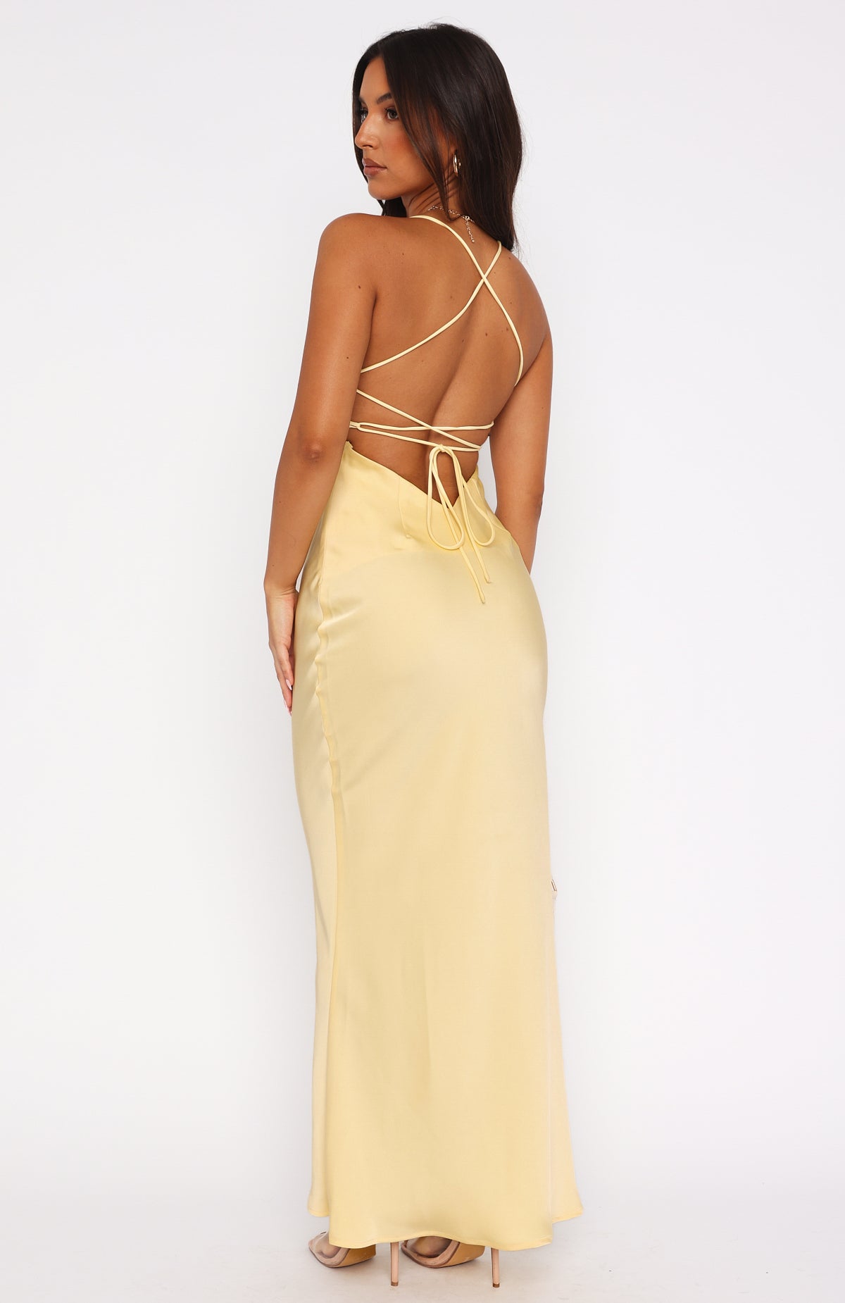 Trending Its Not The Same Maxi Dress Lemon