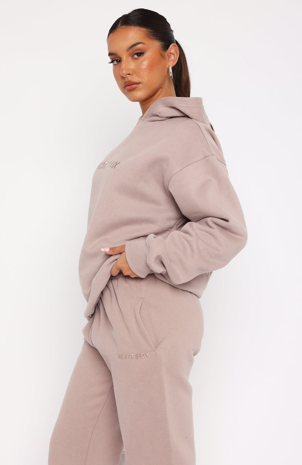 Trending Stay Lifted Oversized Hoodie Cinnamon