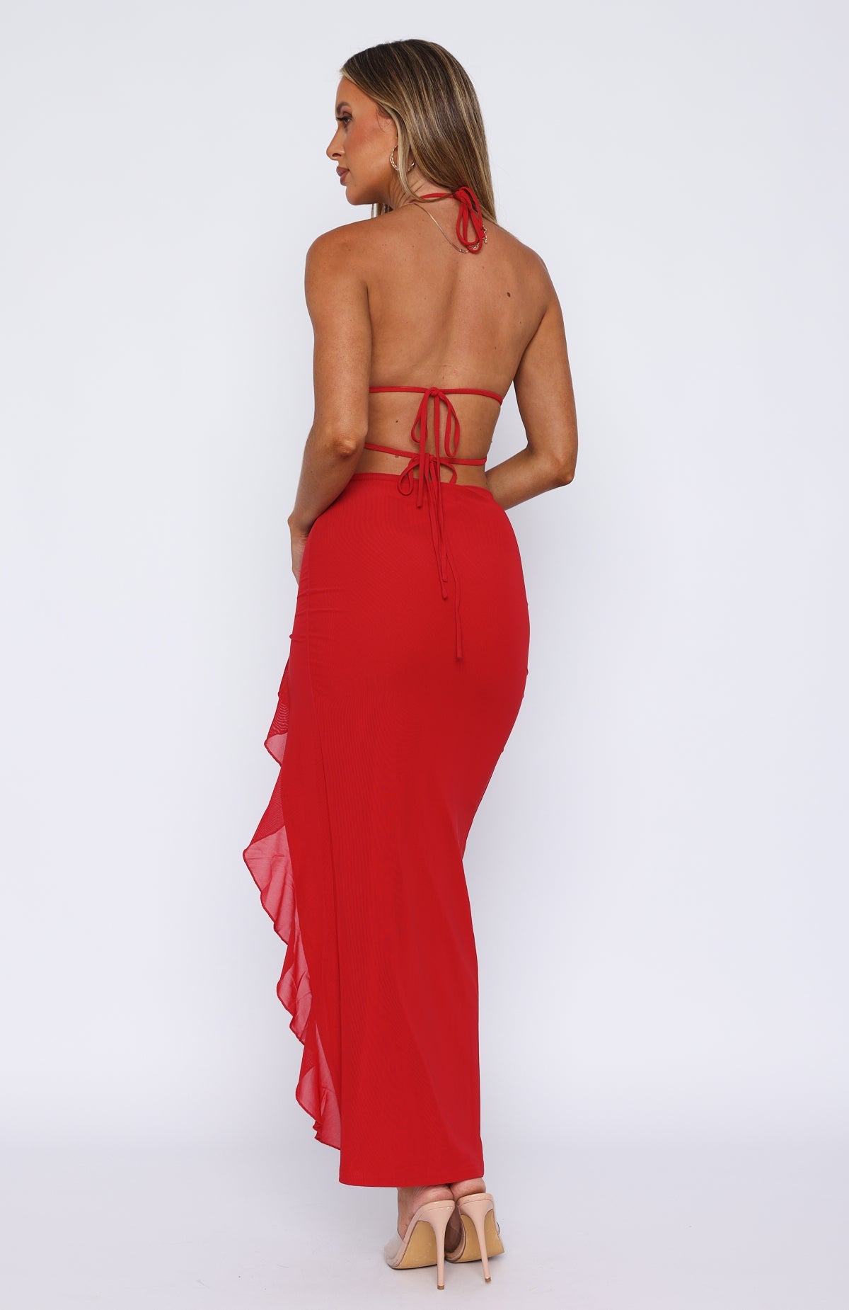 Trending Day By Day Maxi Dress Cherry