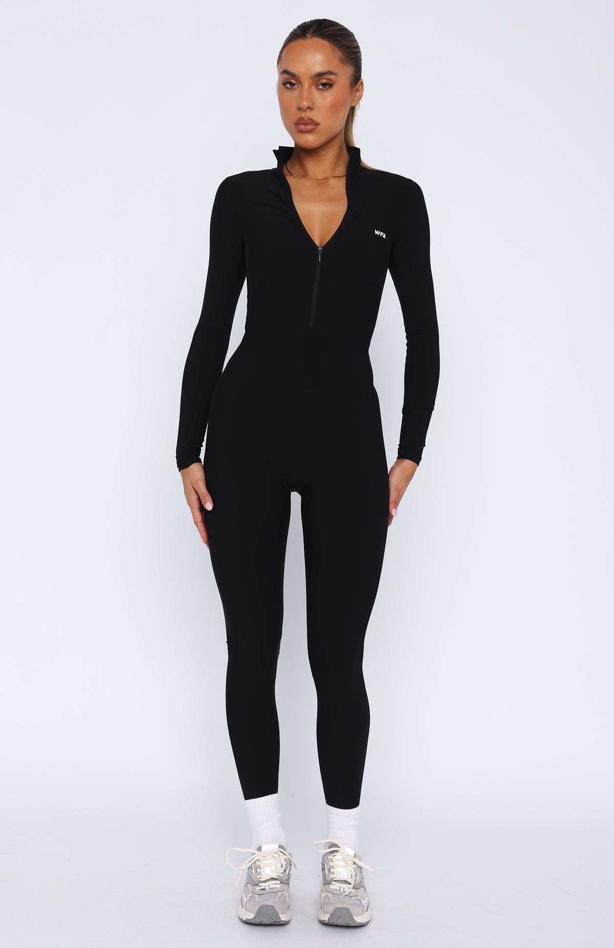 Trending Exceed Long Sleeve Jumpsuit Black