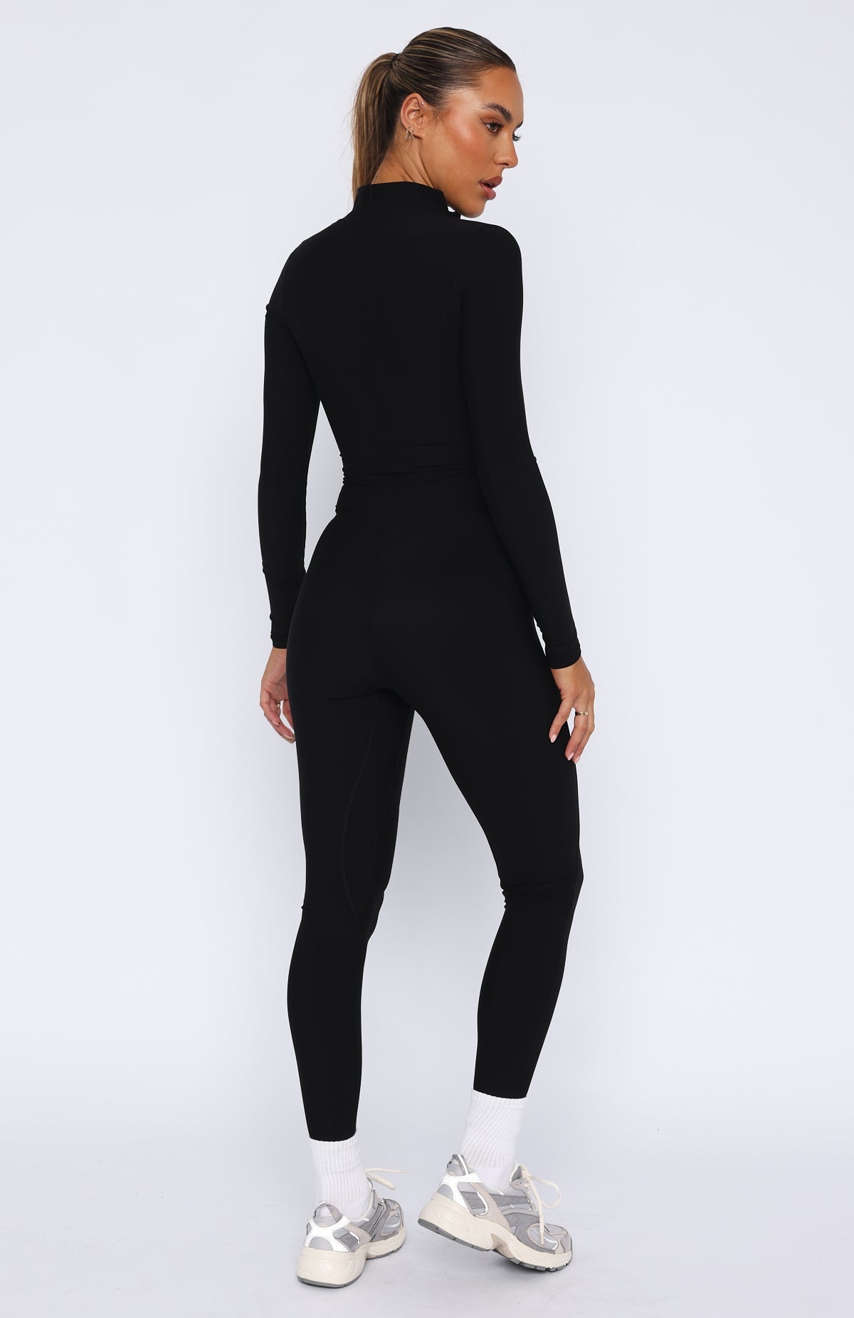 Trending Exceed Long Sleeve Jumpsuit Black