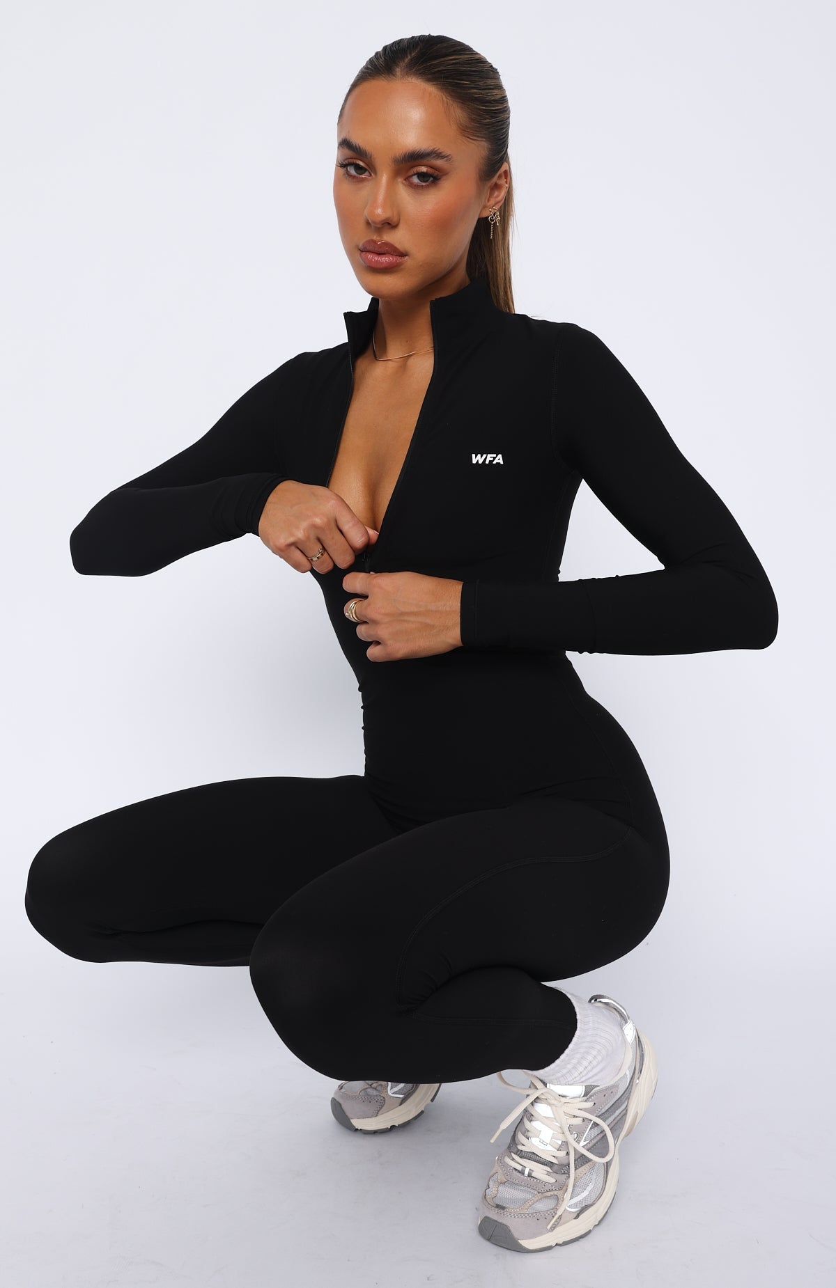 Trending Exceed Long Sleeve Jumpsuit Black