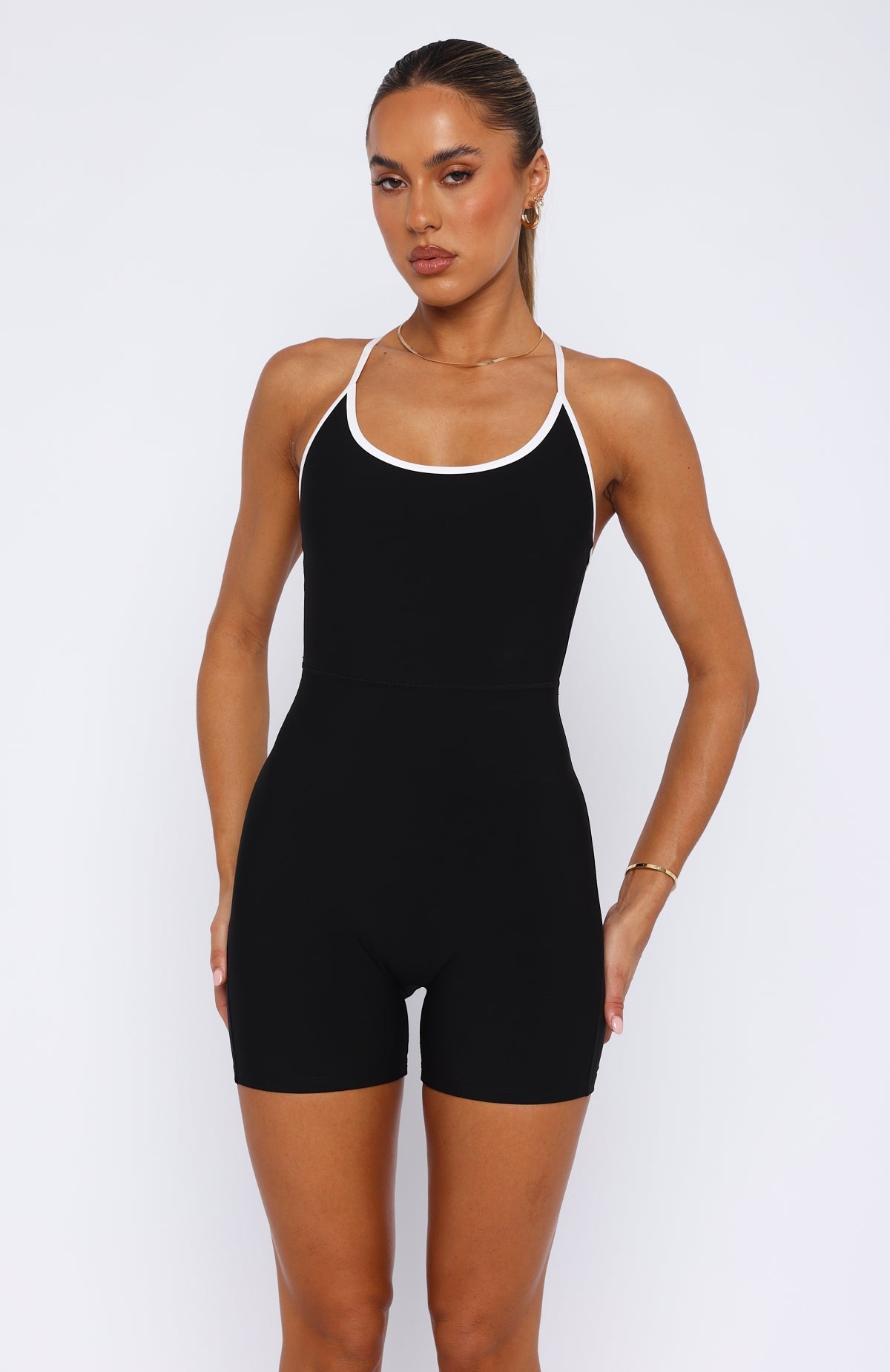 Trending Power To You Playsuit BlackWhite