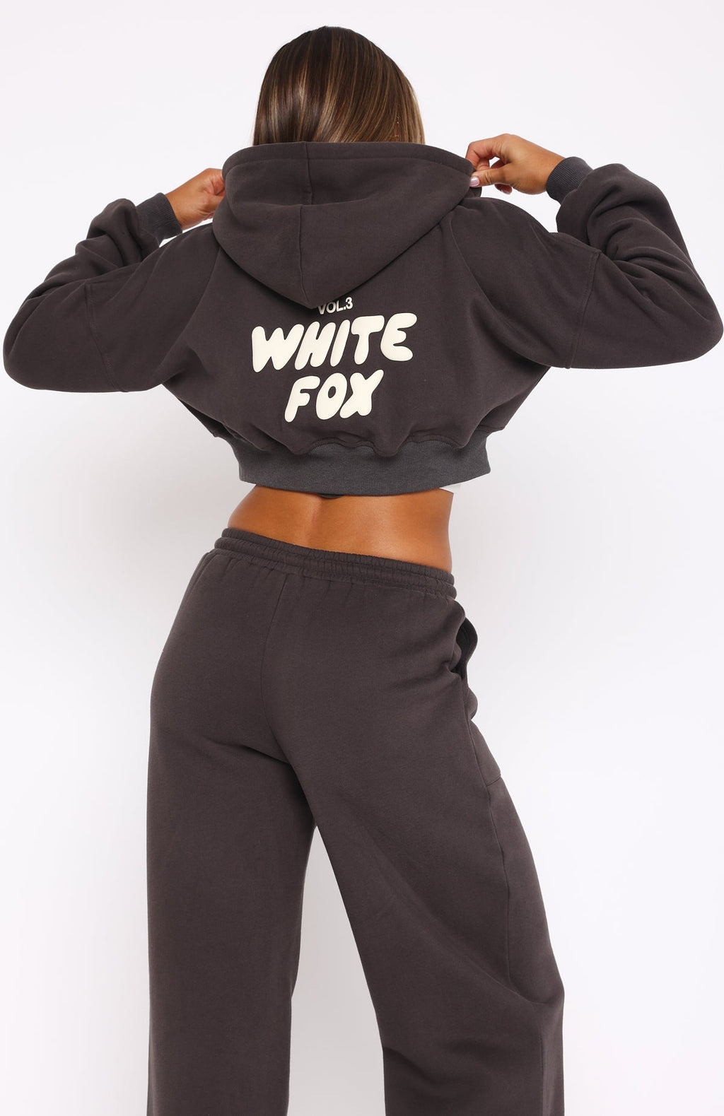 Trending Offstage Cropped Zip Hoodie Shadow