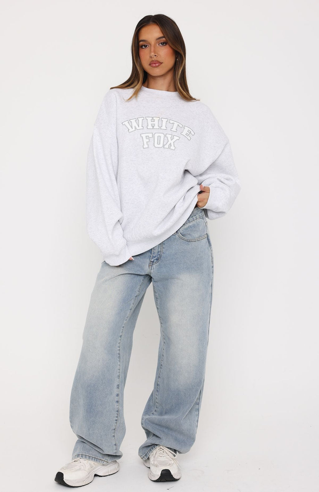Trending Major Upgrade Oversized Drop Shoulder Sweater Grey Marle