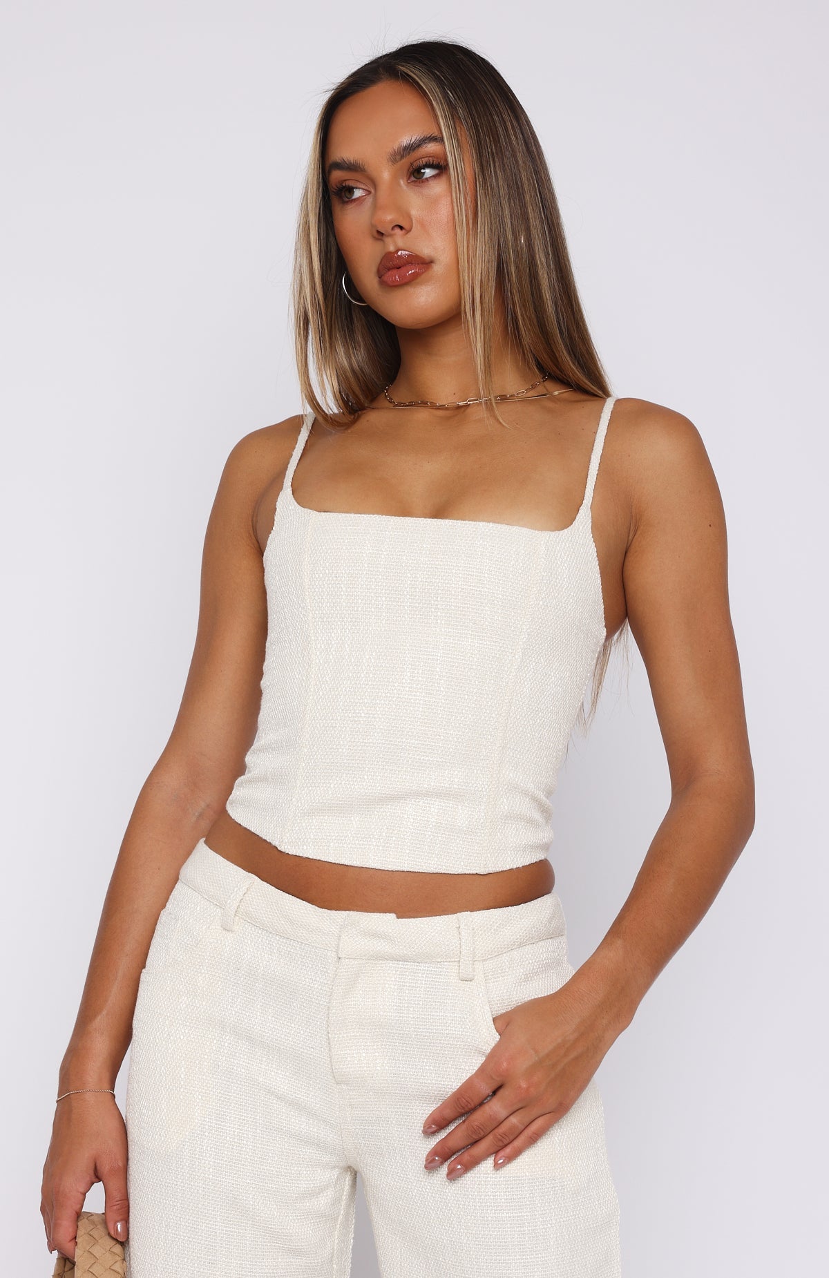 Trending Head Rush Bustier Cream
