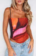 Trending Youll Be Ok Bustier Sunset Petal