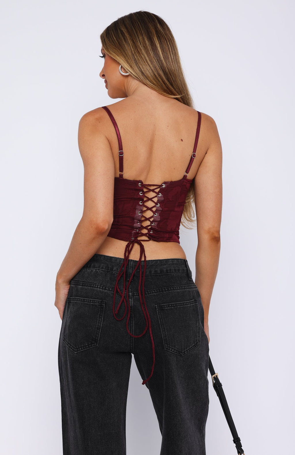 Trending Broken Dreams Bustier Wine