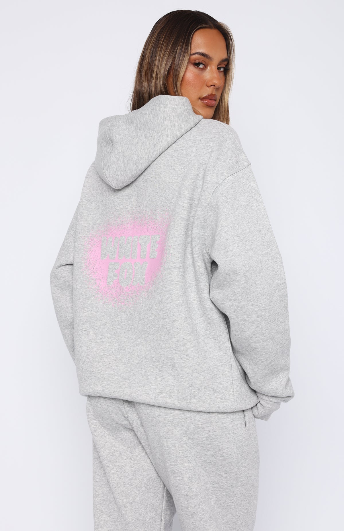 Trending 11th Street Keeping It Real Oversized Hoodie Jelly Bean