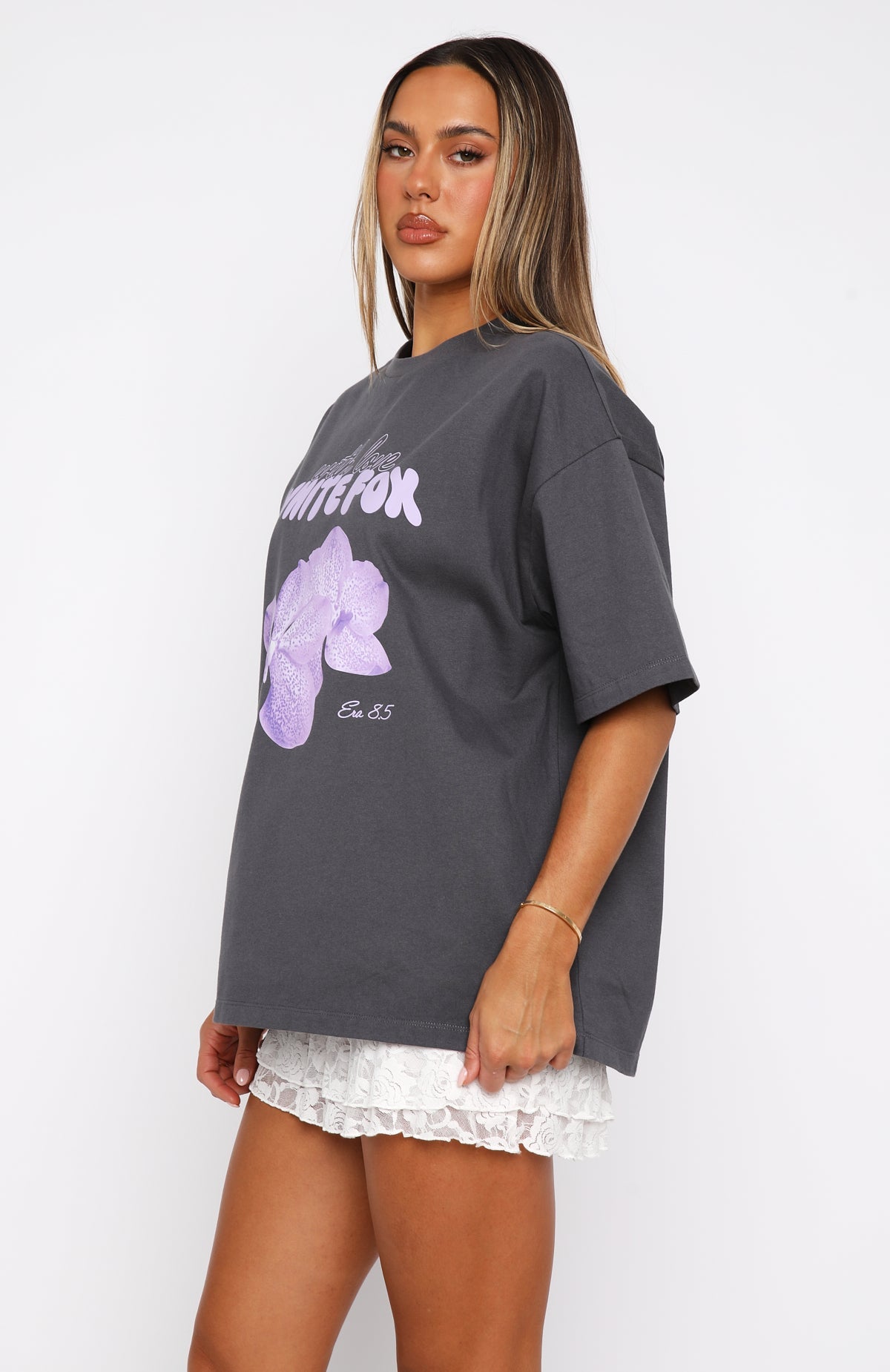 Trending With Love Forever Oversized Tee Volcanic