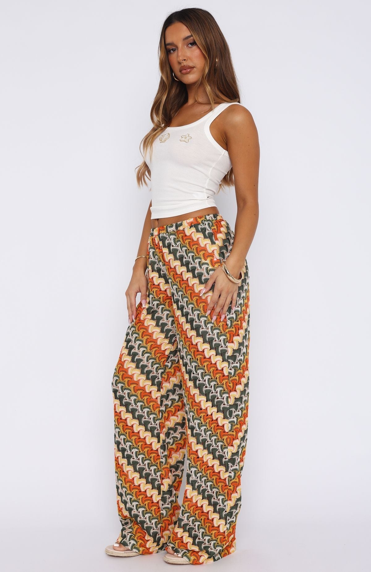Trending Long Desire Pants Tropics