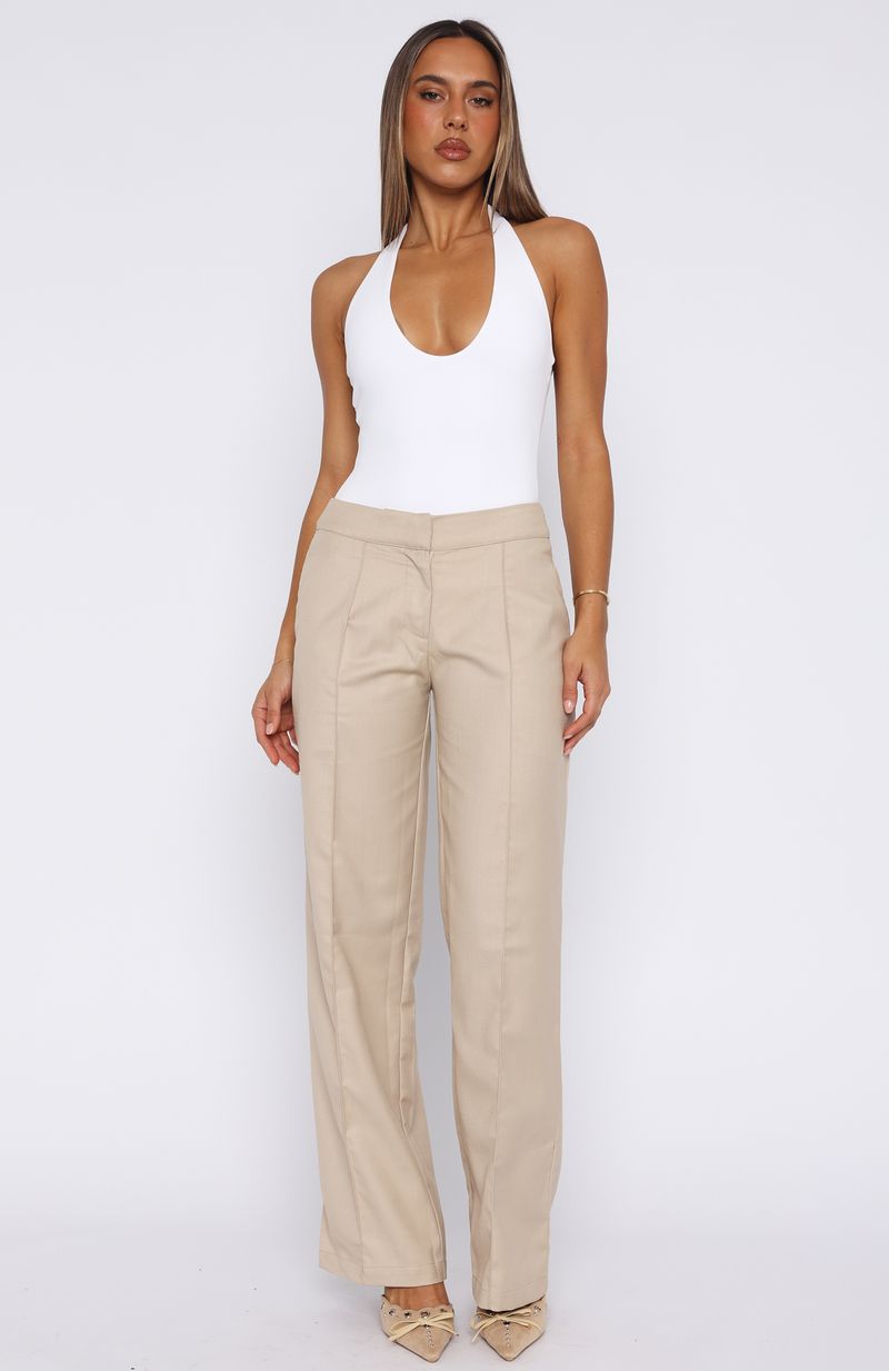 Trending Keep It Cool Pants Beige