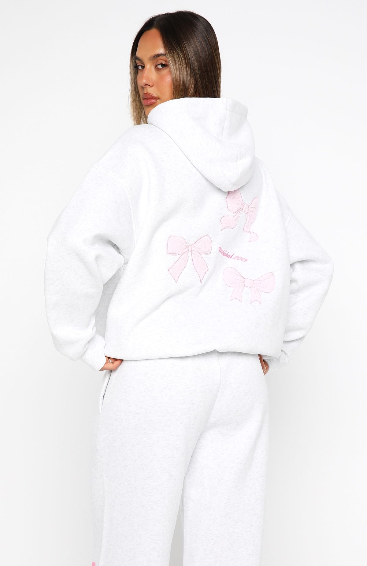 Trending Daydreamers Madeline Oversized Hoodie Grey Marle