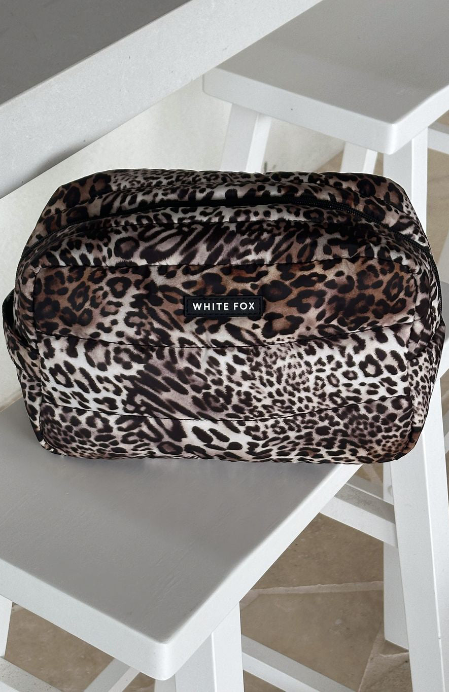 Trending Take A Leap Cosmetic Bag Leopard