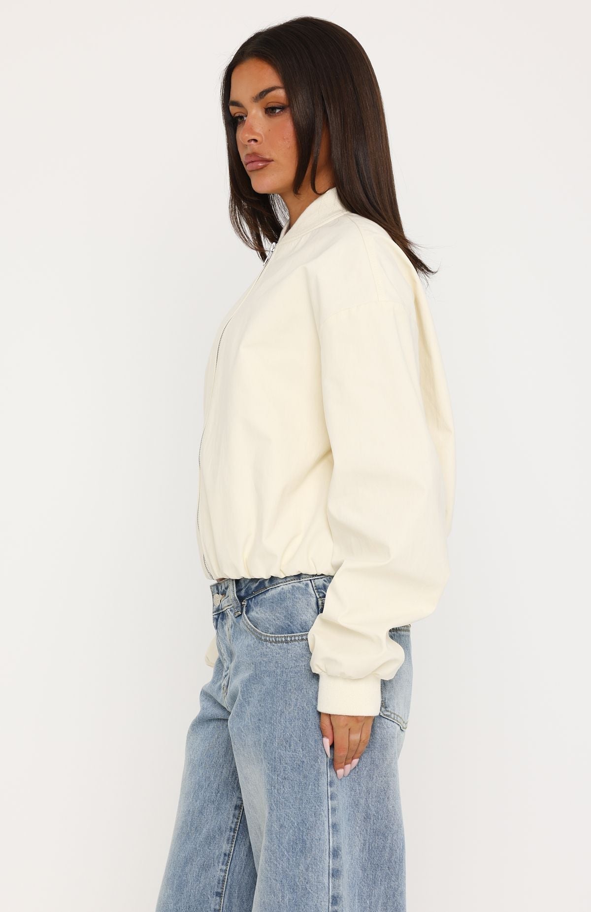 Trending Thora Bomber Jacket Cream