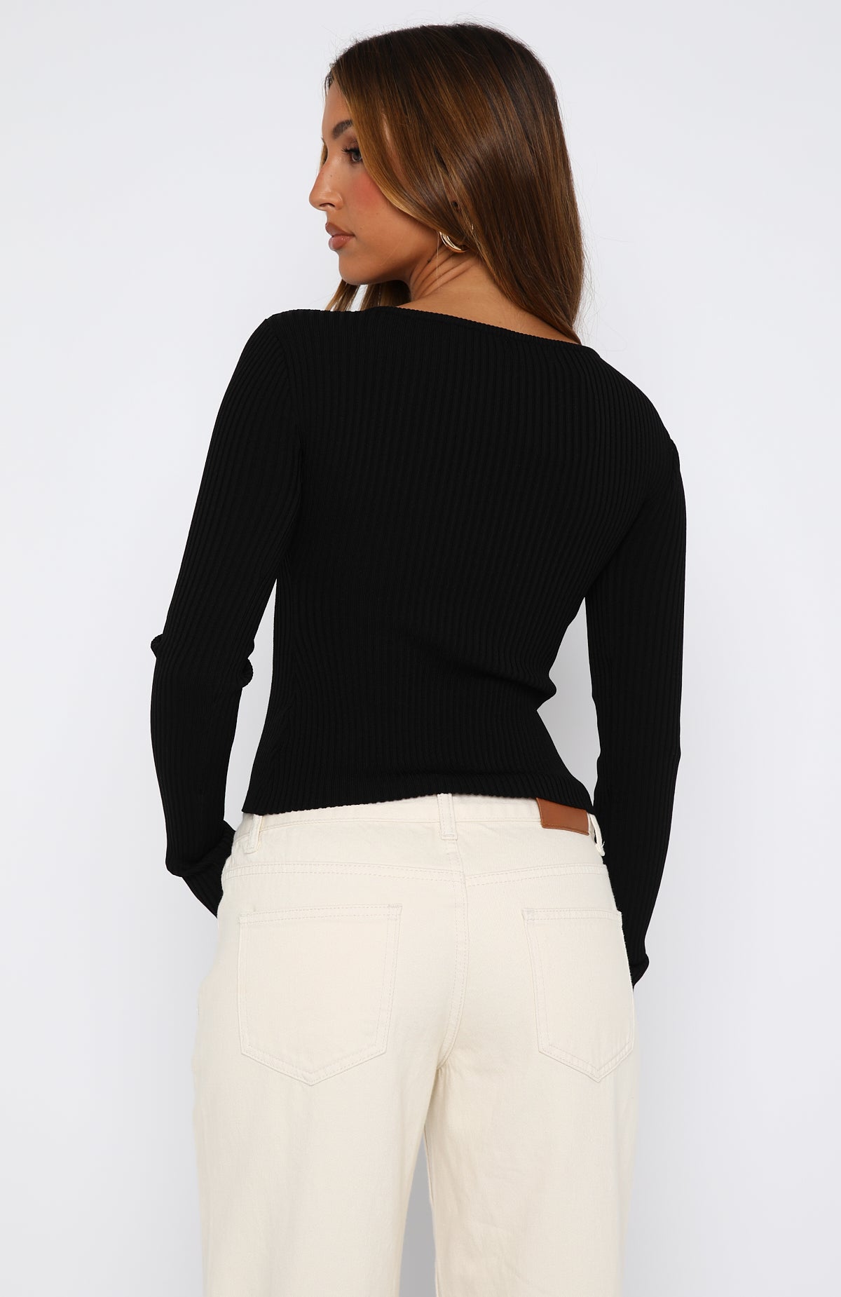 Trending Notice Me Long Sleeve Top Black
