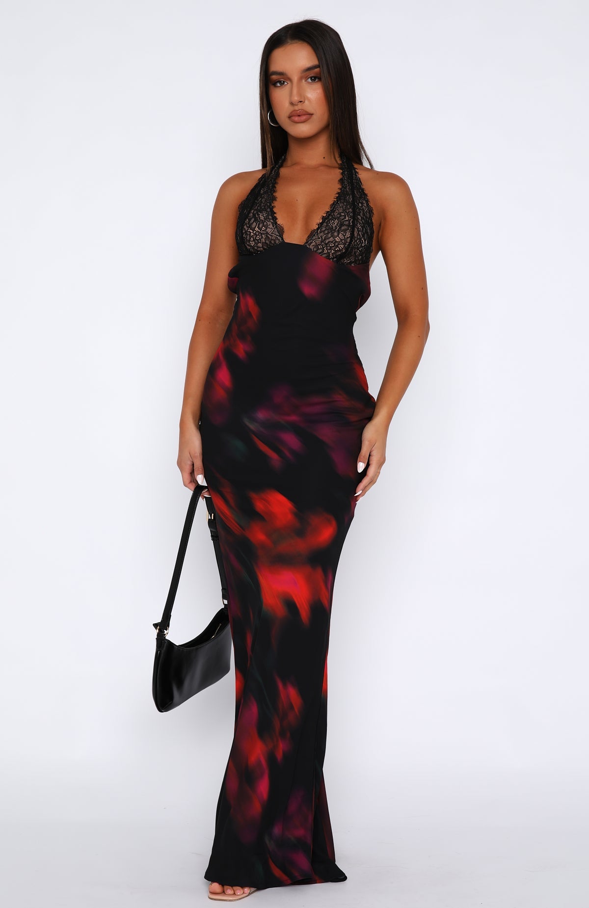 Trending Beyond The Stars Maxi Dress Sangria Floral
