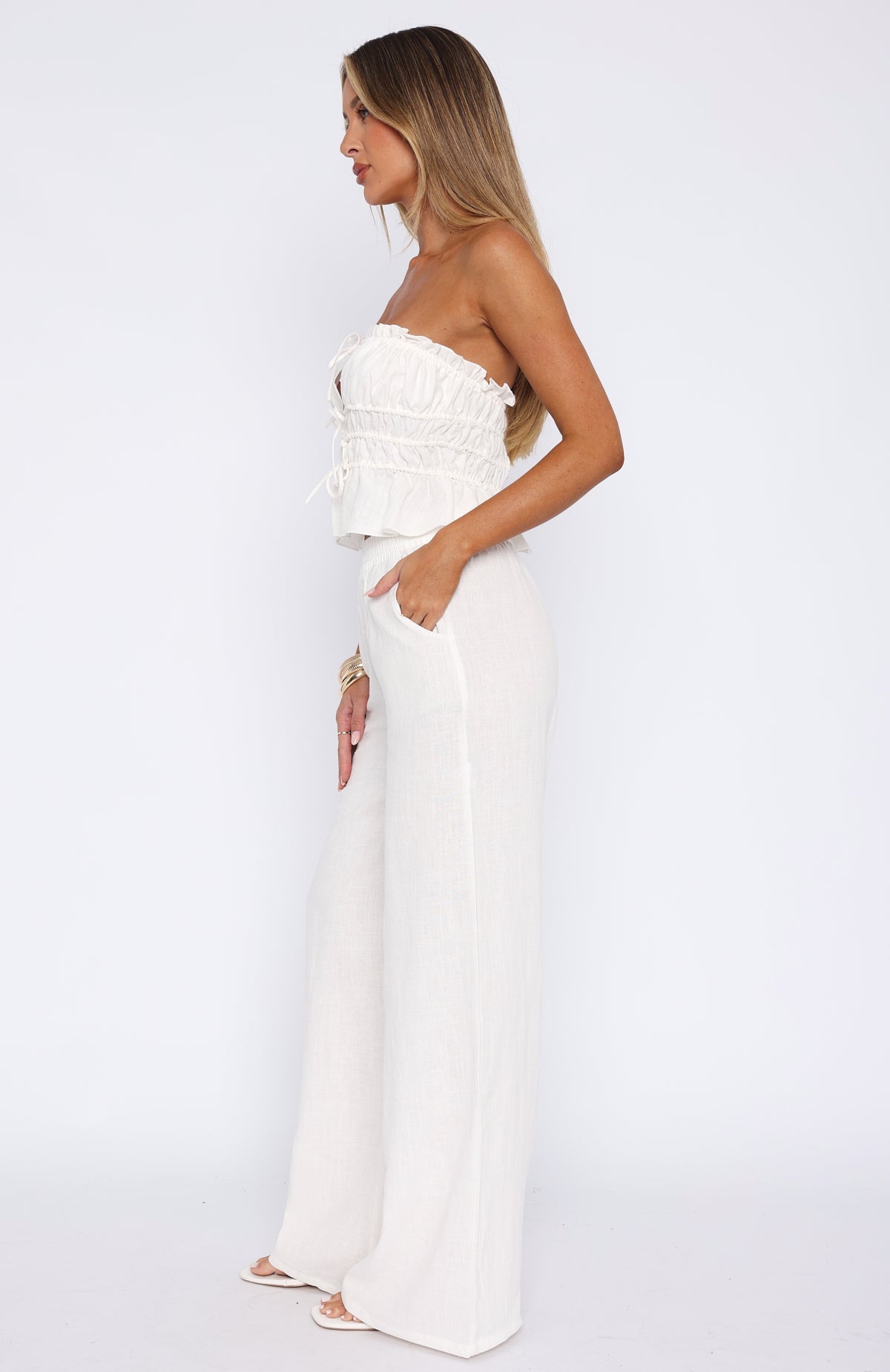 Trending Secret Society Pants White