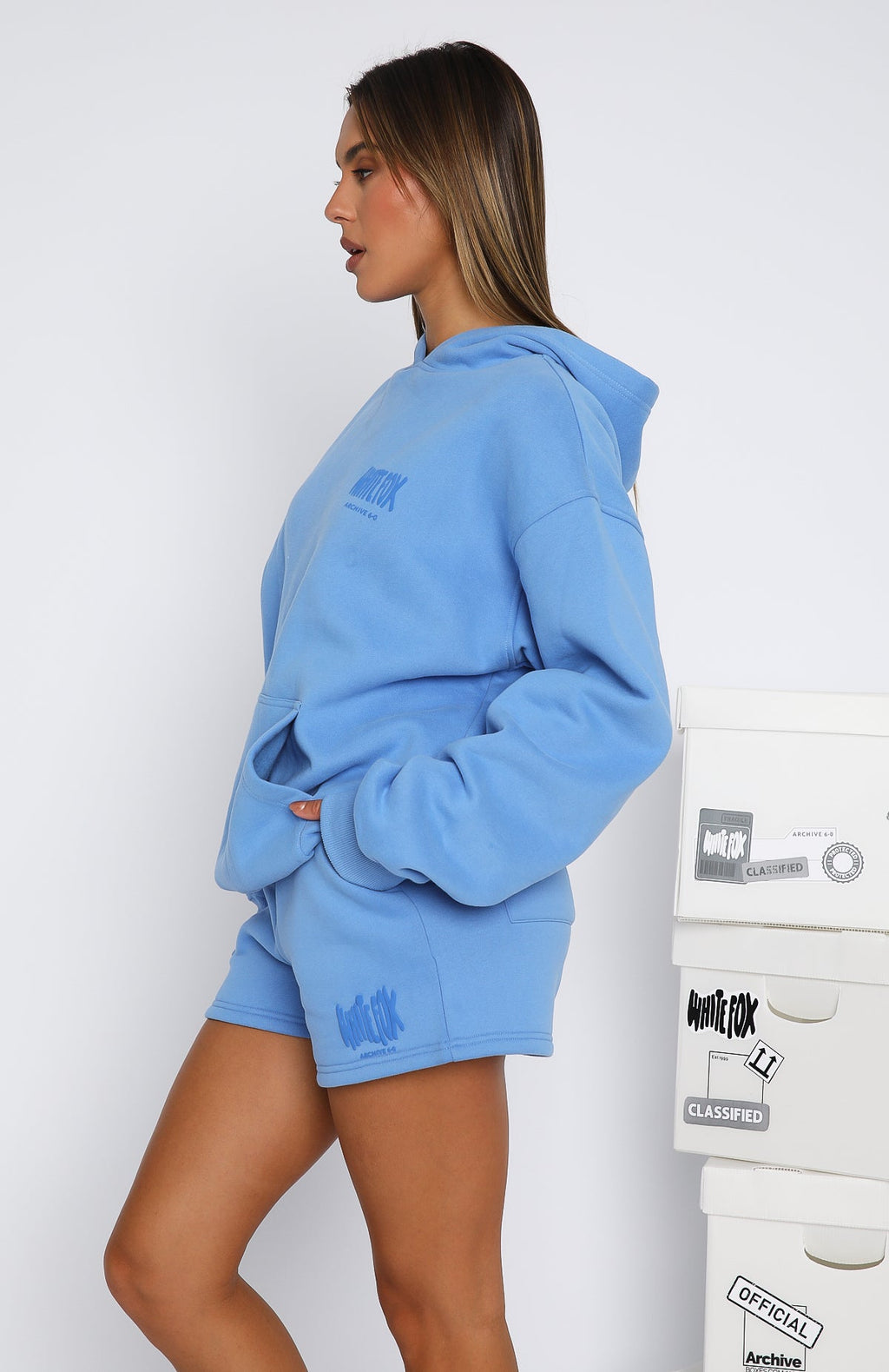 Trending Archive 6.0 Oversized Hoodie Blueberry