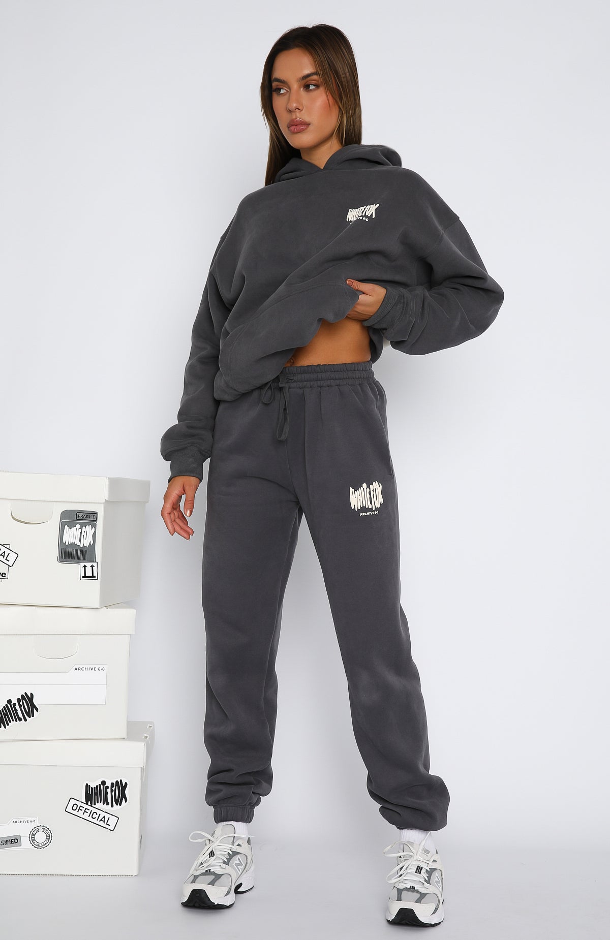 Trending Archive 6.0 Oversized Hoodie Ash