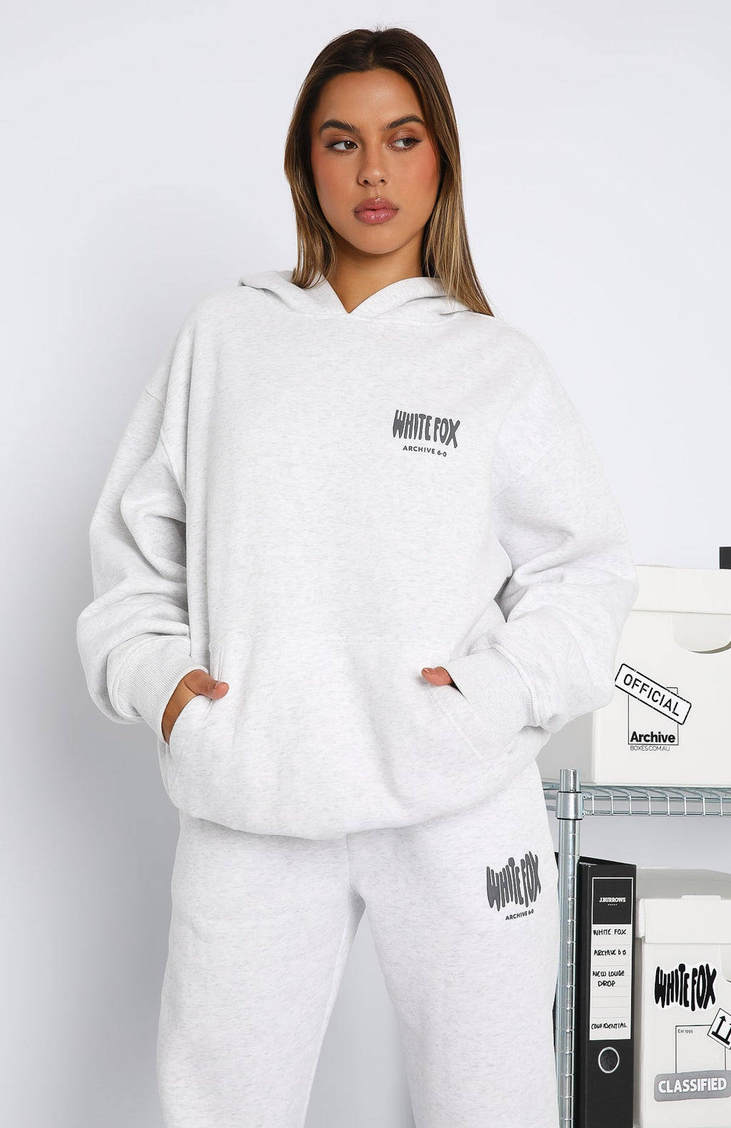 Trending Archive 6.0 Oversized Hoodie Haze