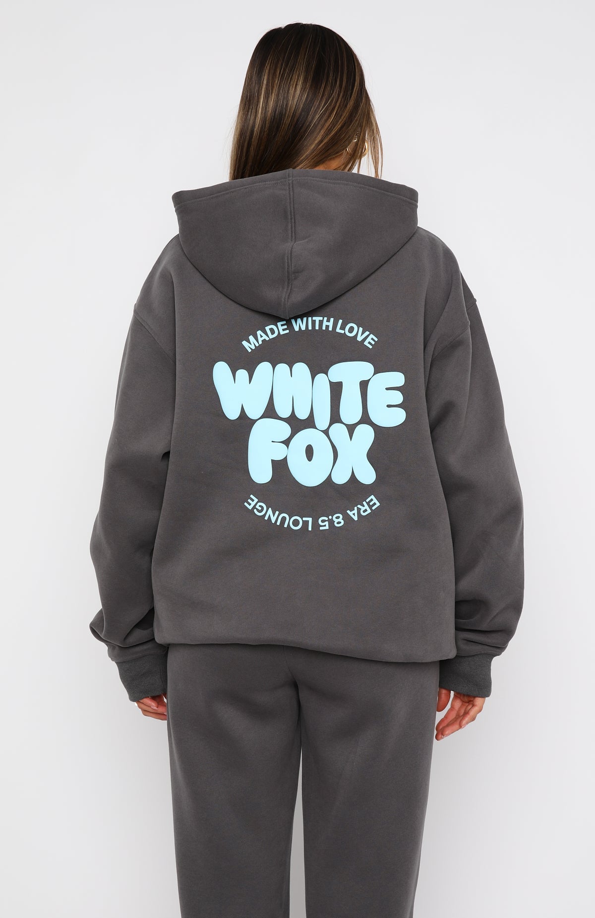 Trending With Love For You Oversized Hoodie Volcanic