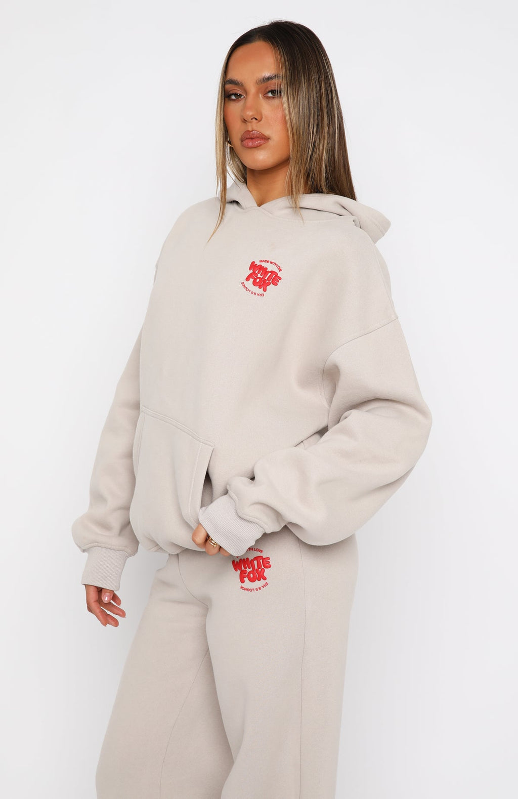 Trending With Love For You Oversized Hoodie Moon