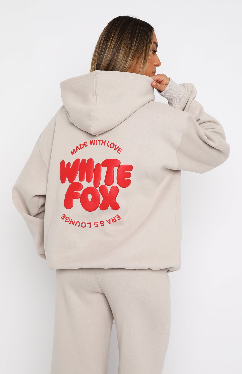 Trending With Love For You Oversized Hoodie Moon
