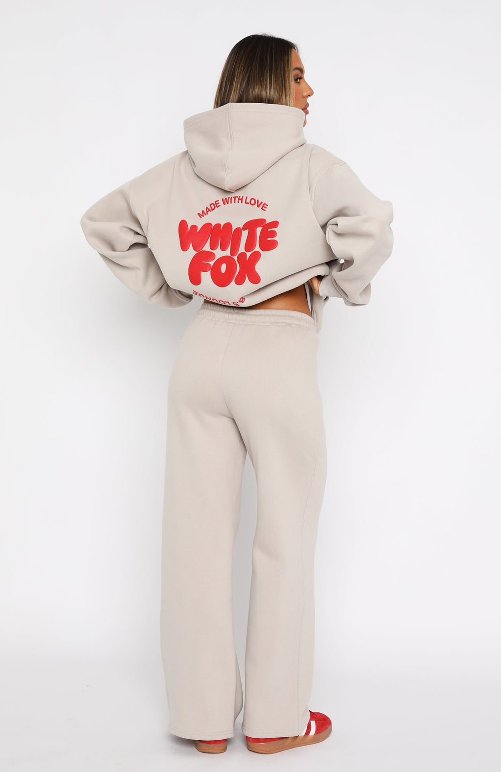 Trending With Love For You Wide Leg Sweatpants Moon