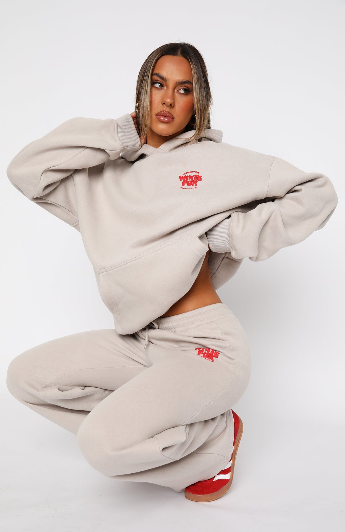 Trending With Love For You Oversized Hoodie Moon