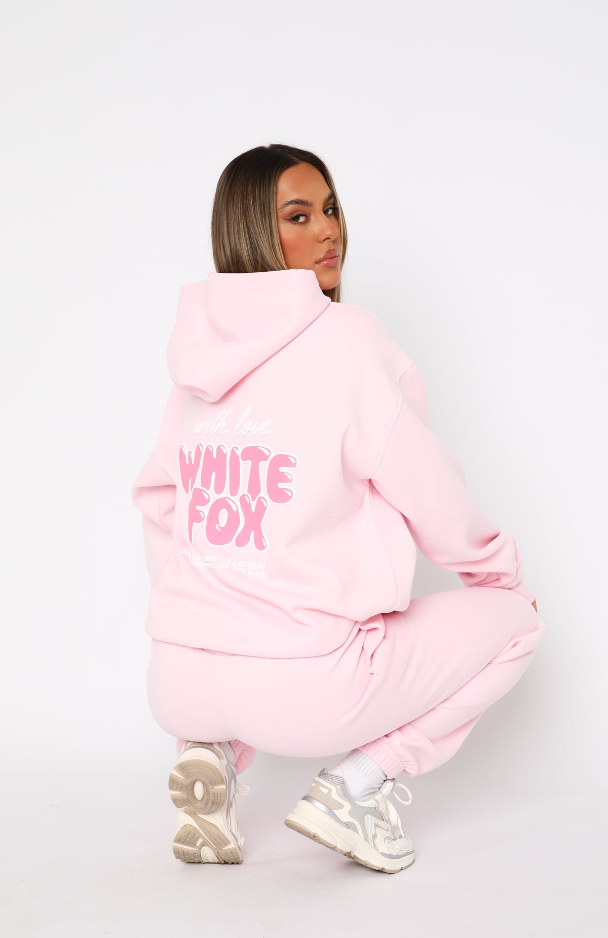 Trending With Love Always Oversized Hoodie Baby Pink
