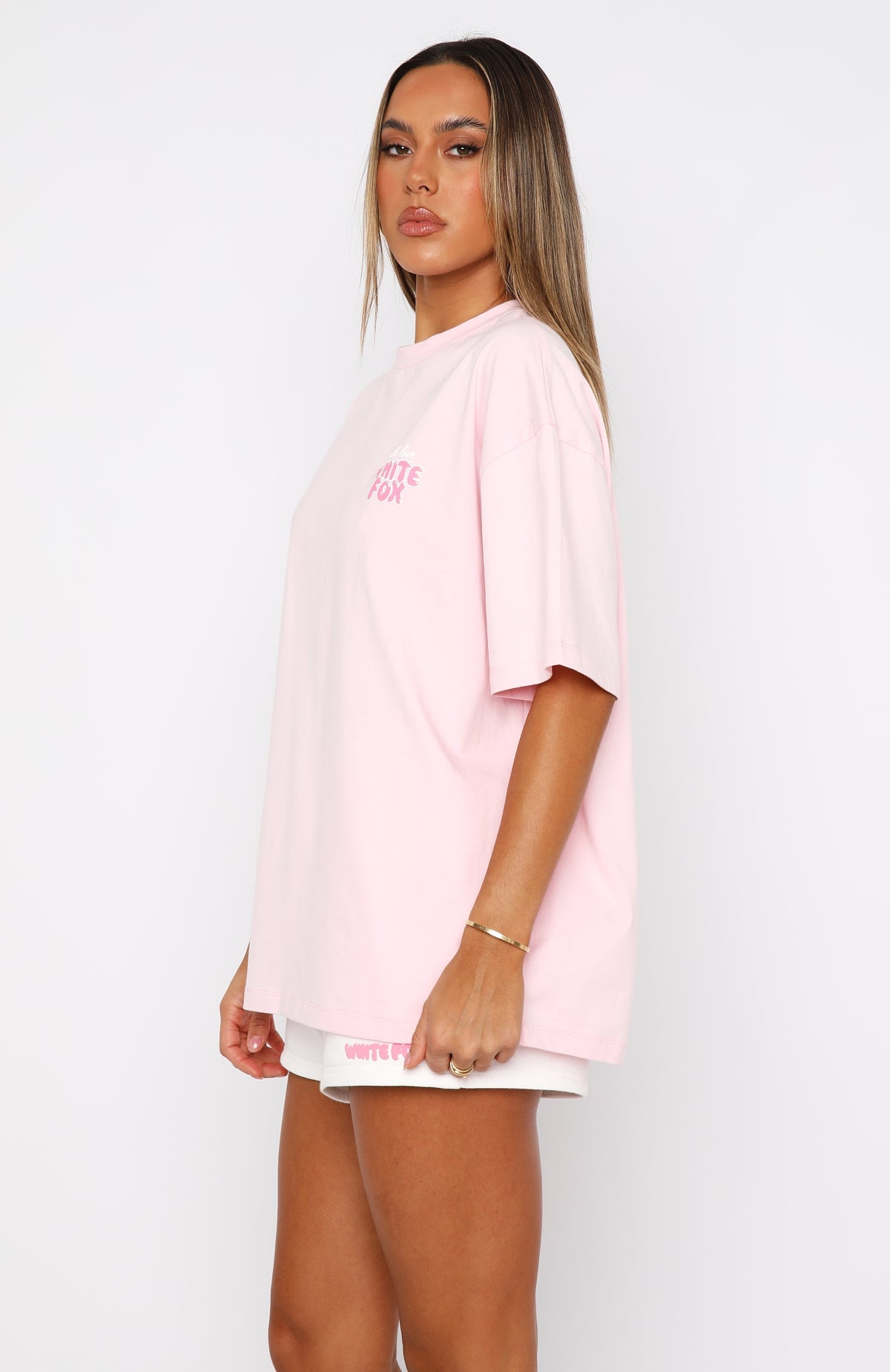 Trending With Love Always Oversized Tee Baby Pink