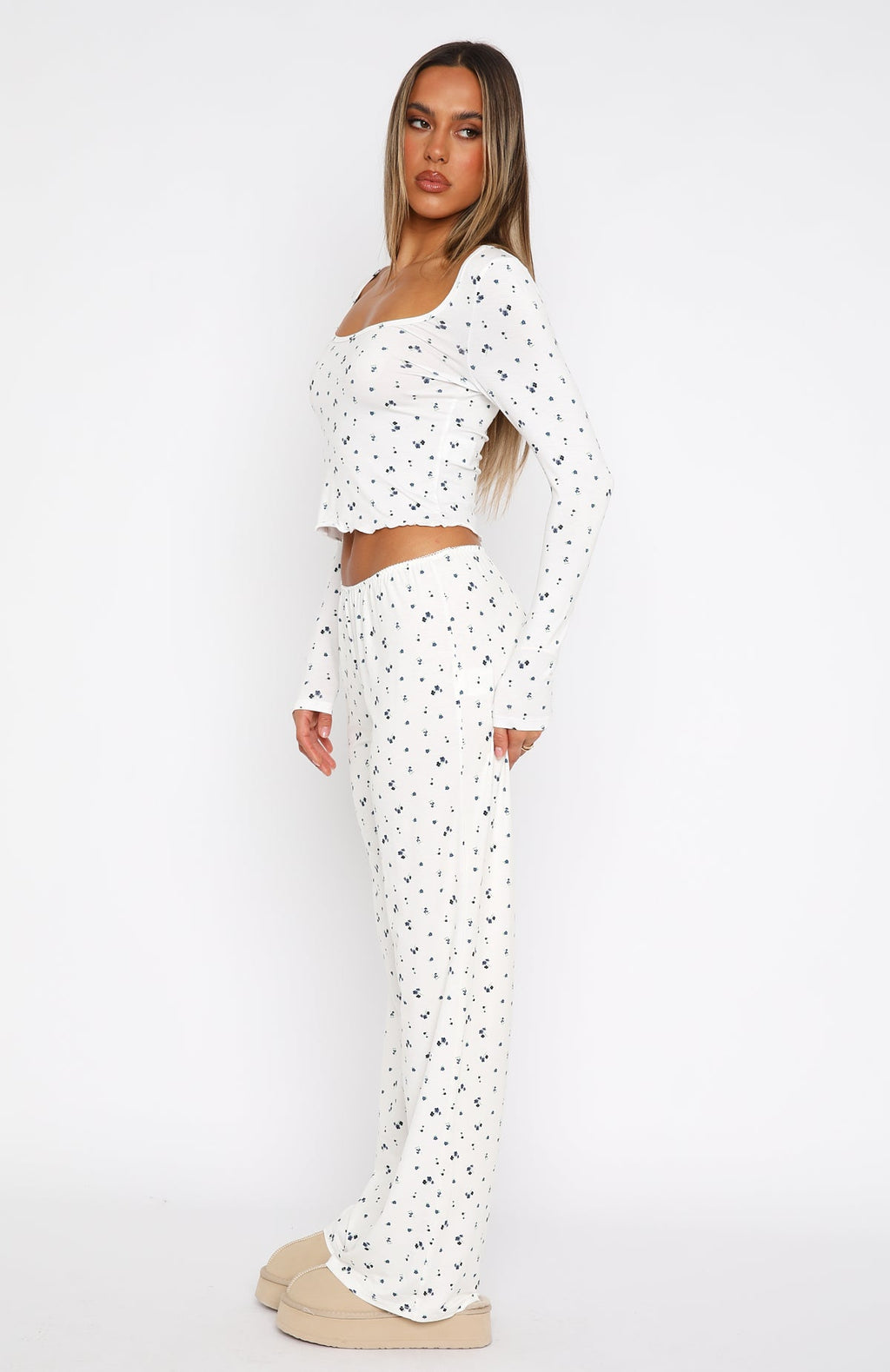 Trending Dreamy Pyjama Pants Ditsy Blues