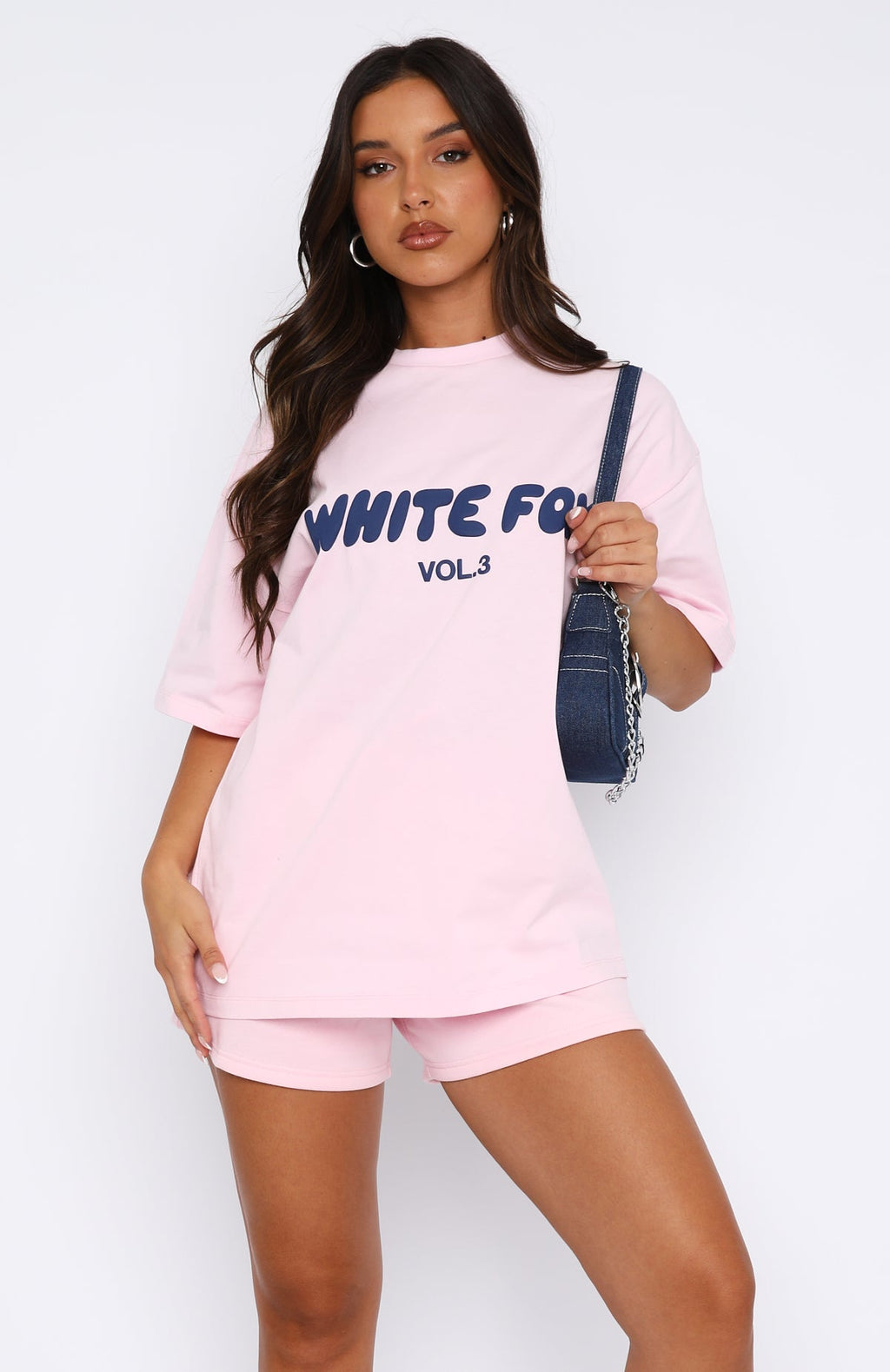 Trending Offstage Oversized Tee Posy Pink