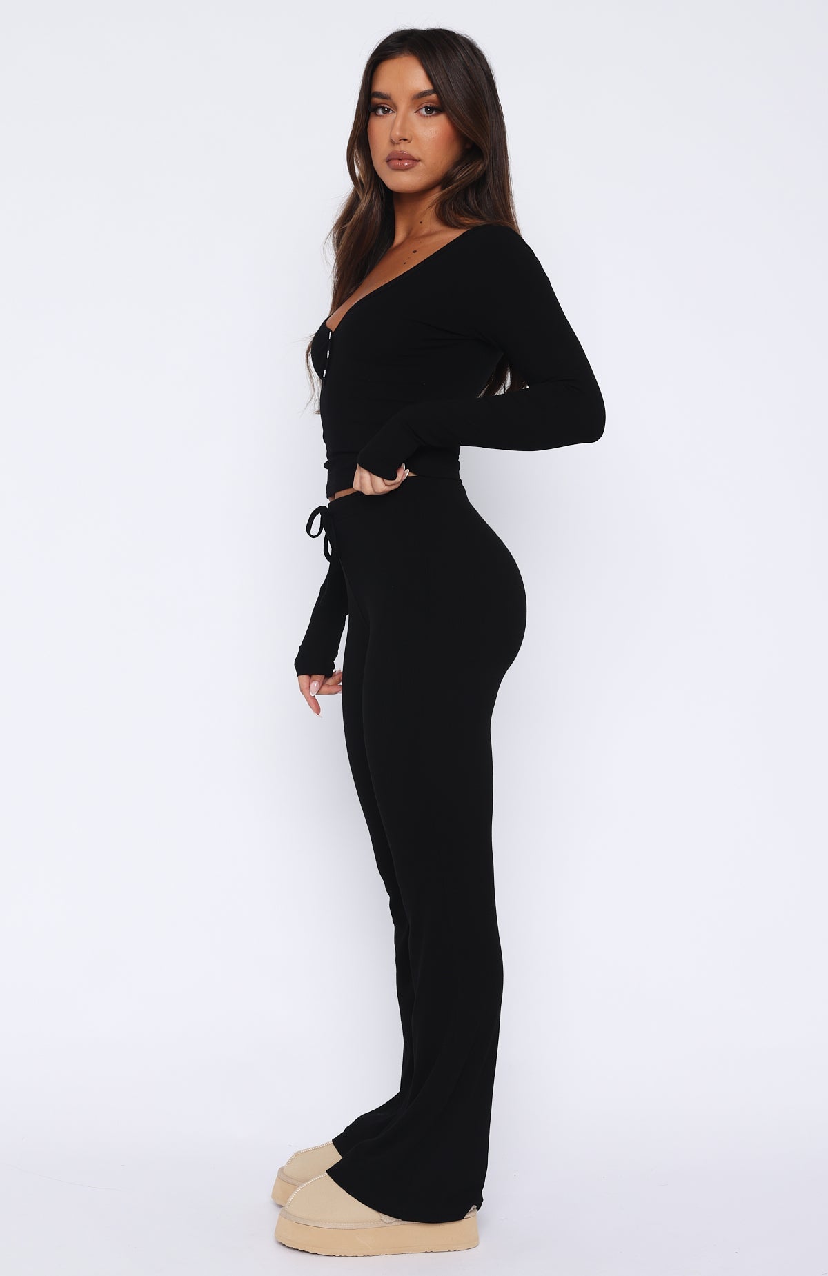 Trending Dont Wake Me Up Pyjama Set Black